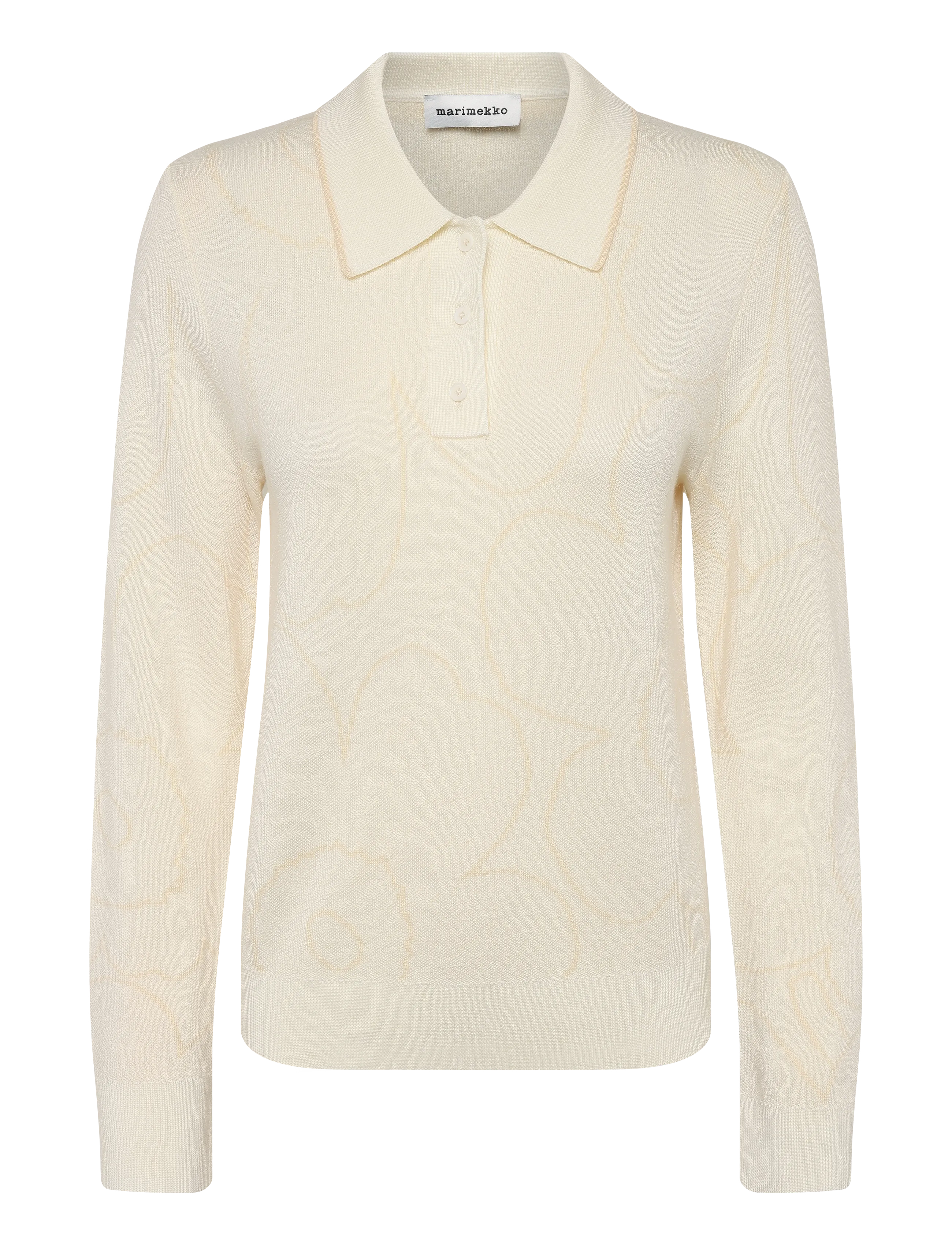 Marimekko RWS LIIKKUA PIIRTO UNIKKO - Knitwear - OFF WHITE, OFF WHITE / cream