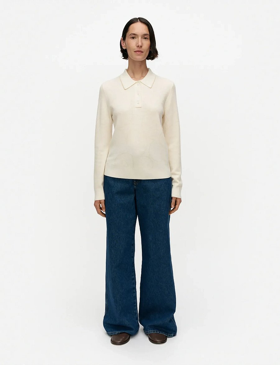 Marimekko - RWS LIIKKUA PIIRTO UNIKKO - striktrøjer - off white, off white - 0