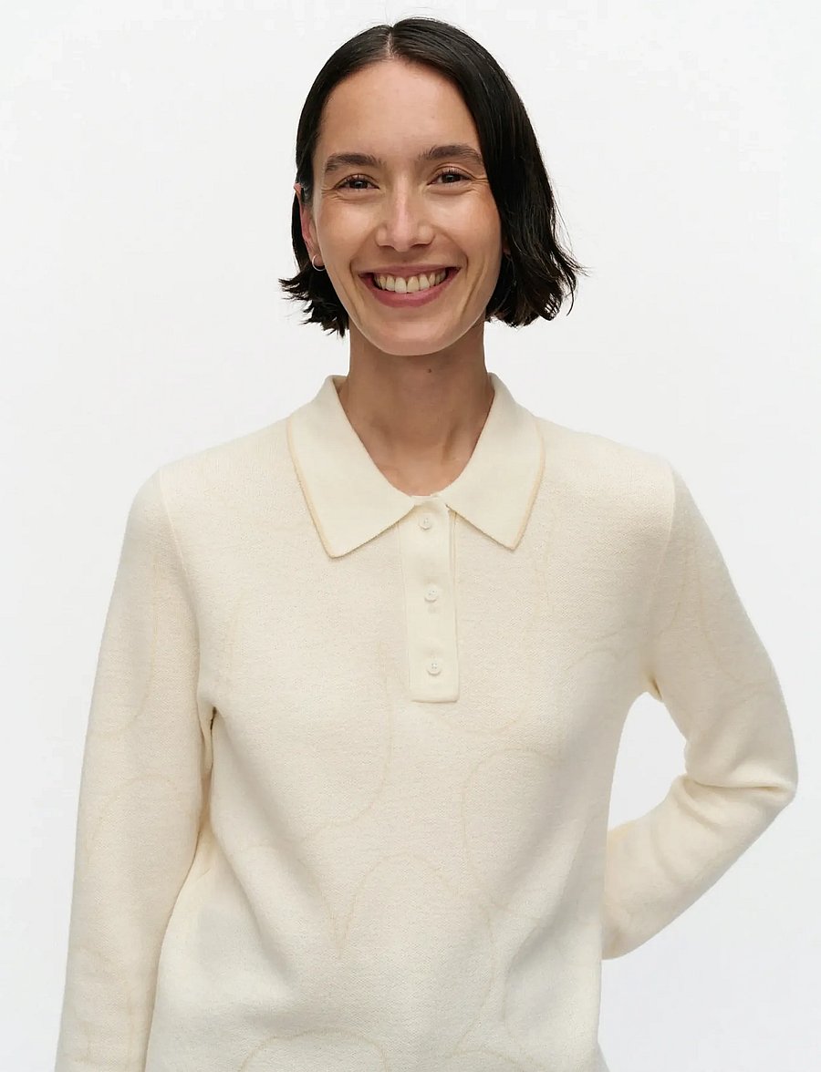 Marimekko - RWS LIIKKUA PIIRTO UNIKKO - striktrøjer - off white, off white - 3