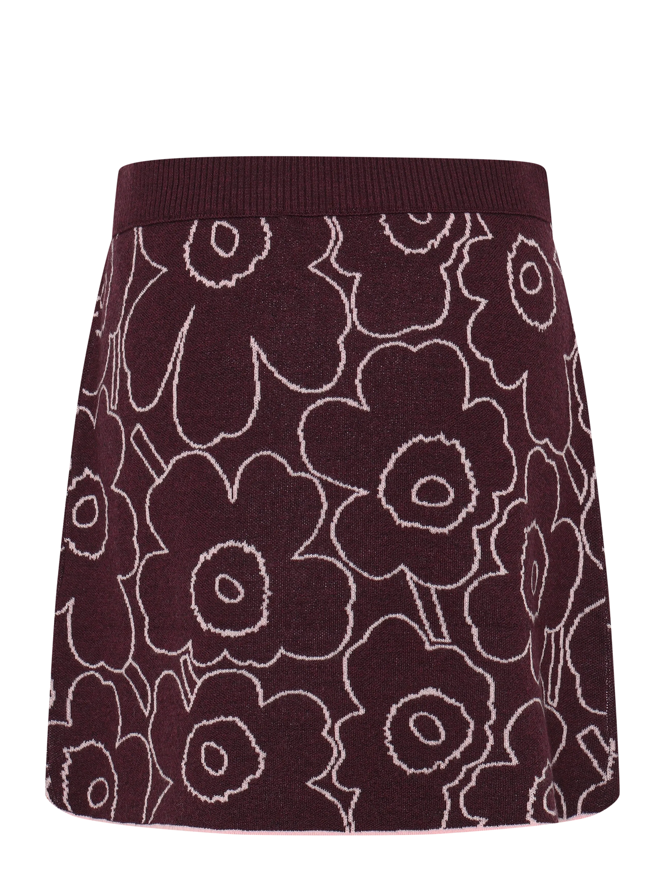 Marimekko - RWS TOISTUVA PIIRTO UNIKKO - wine red, light pink - 2