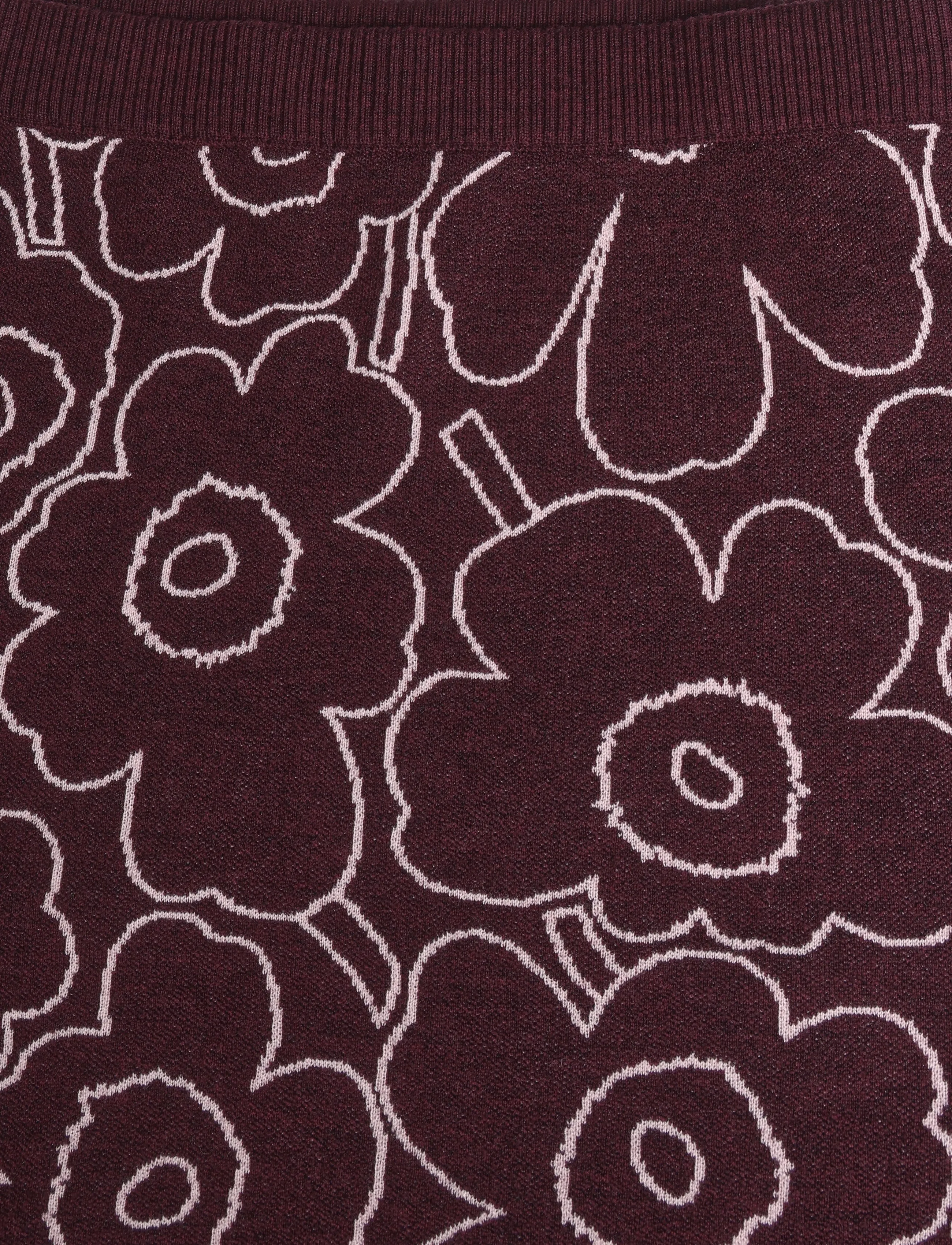 Marimekko - RWS TOISTUVA PIIRTO UNIKKO - wine red, light pink - 5