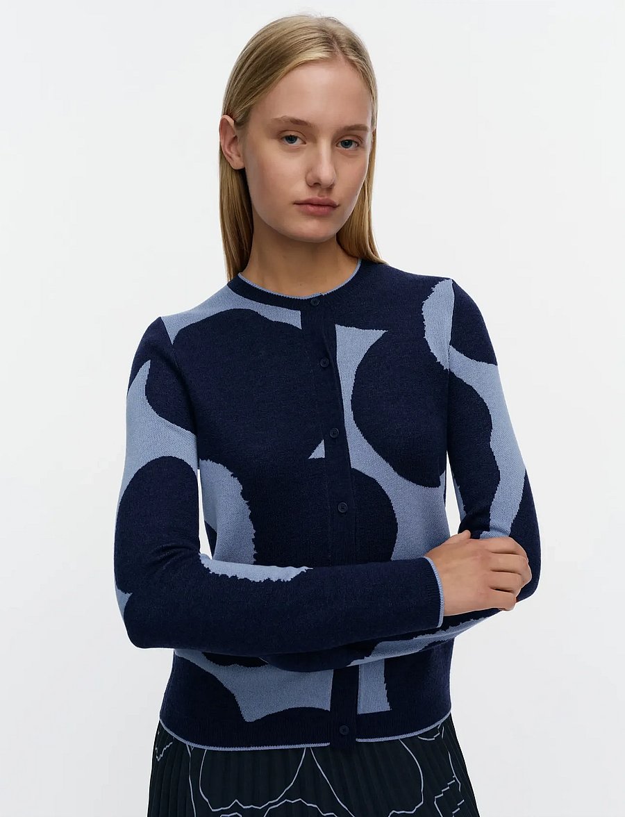Marimekko - HARHAUTUS UNIKKO - cardigans - dark blue, blue - 3