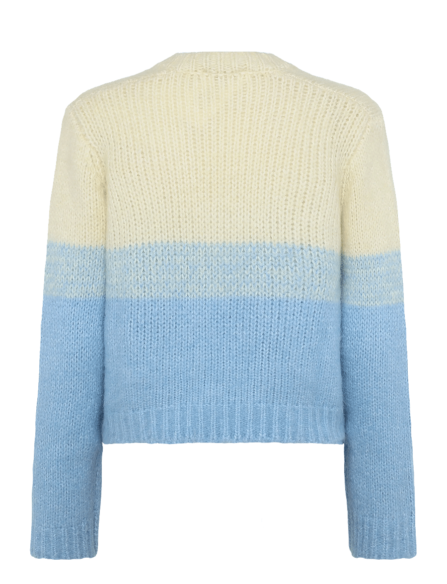 Marimekko - UTUINEN HENNIKA - kampsunid - light yellow, light blue - 2