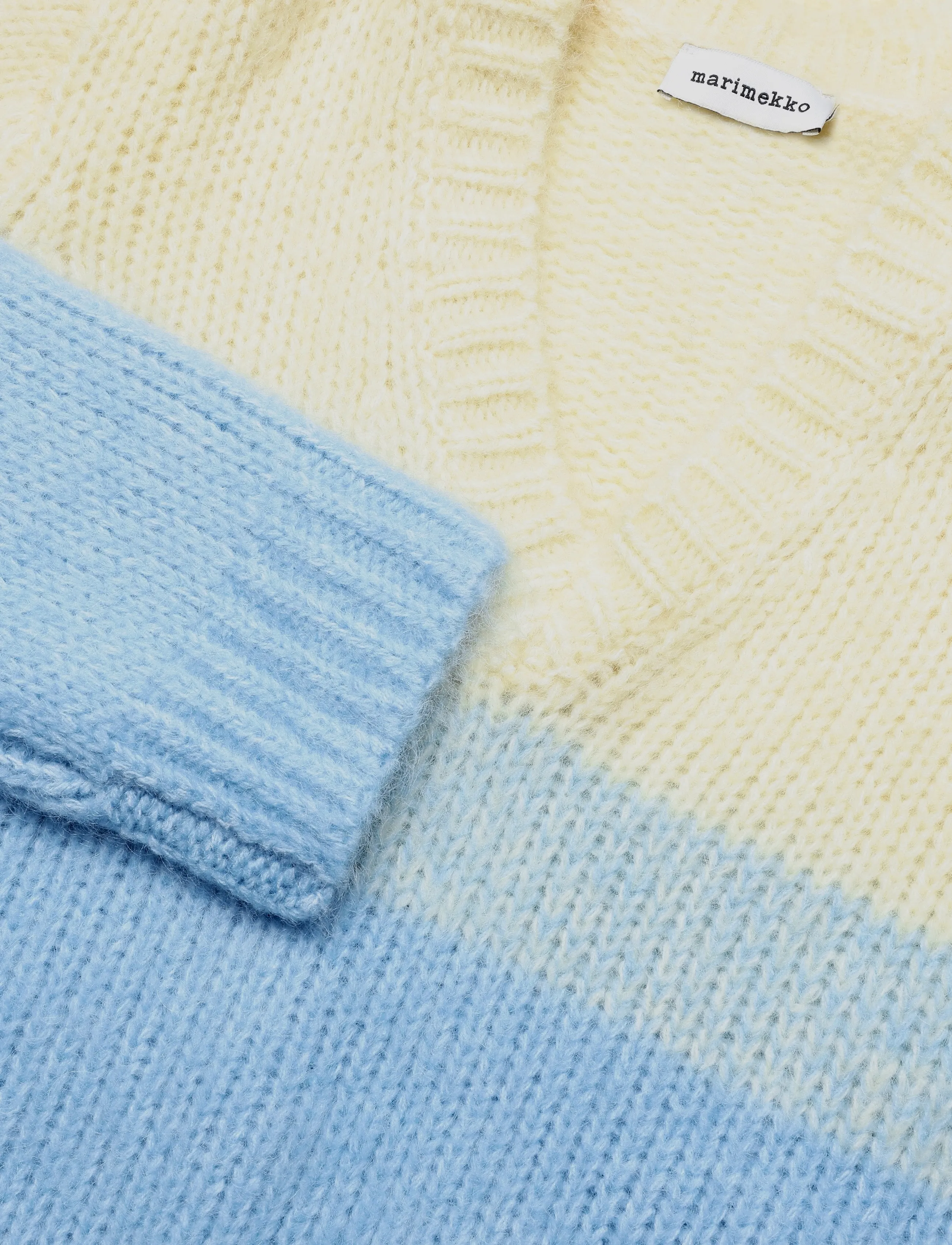 Marimekko - UTUINEN HENNIKA - kampsunid - light yellow, light blue - 5