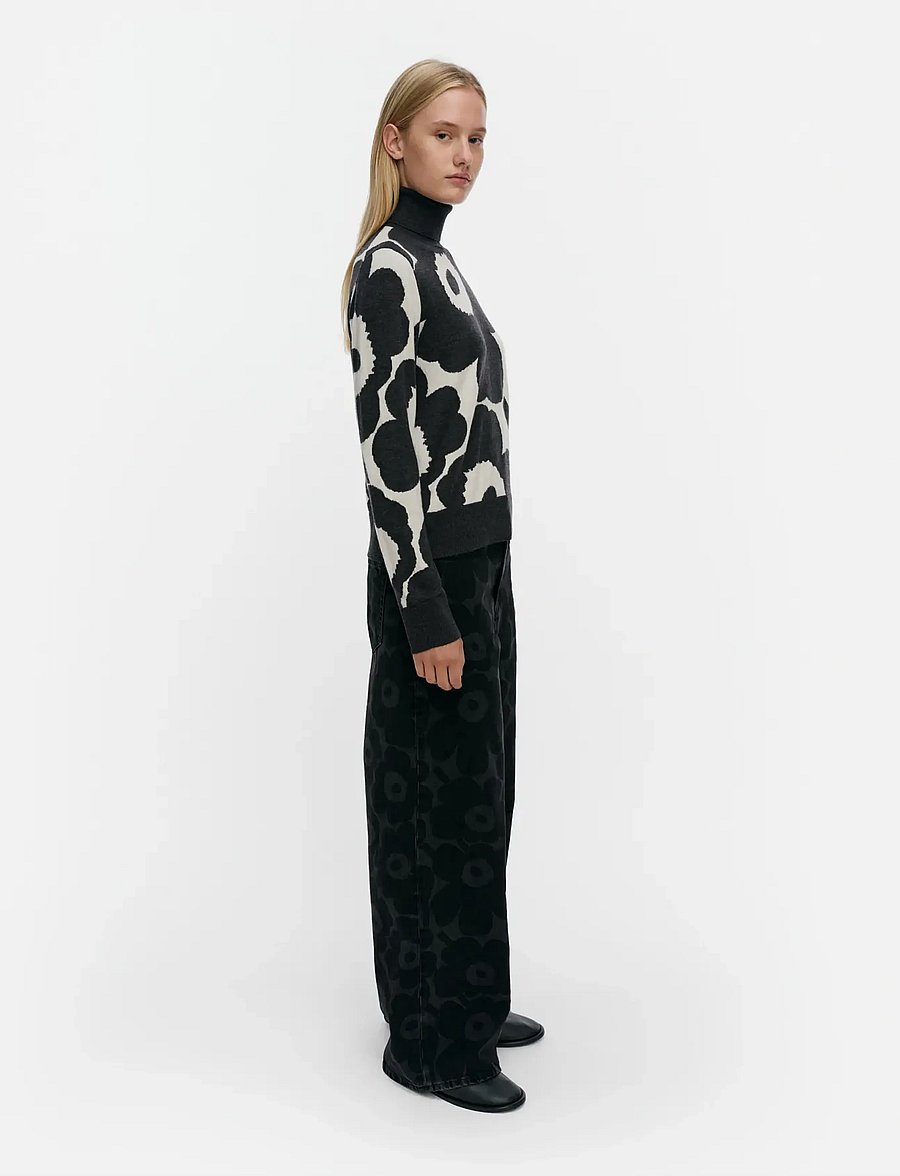Marimekko - RWS SOPIMUS UNIKKO - rullekraver - off white, dark grey - 3