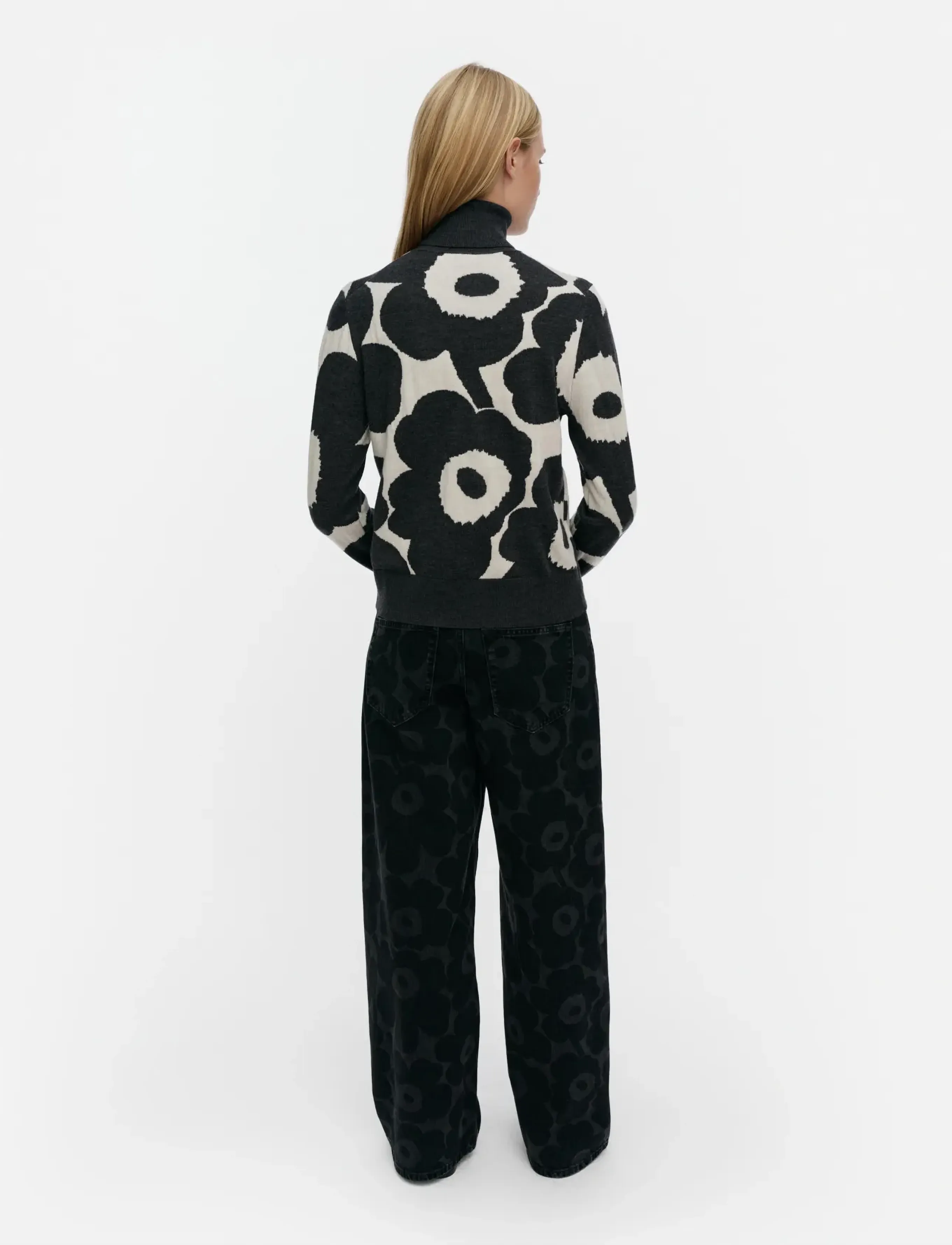 Marimekko - RWS SOPIMUS UNIKKO - rullekraver - off white, dark grey - 4