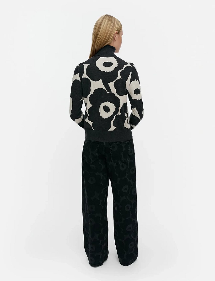 Marimekko - RWS SOPIMUS UNIKKO - rullekraver - off white, dark grey - 4