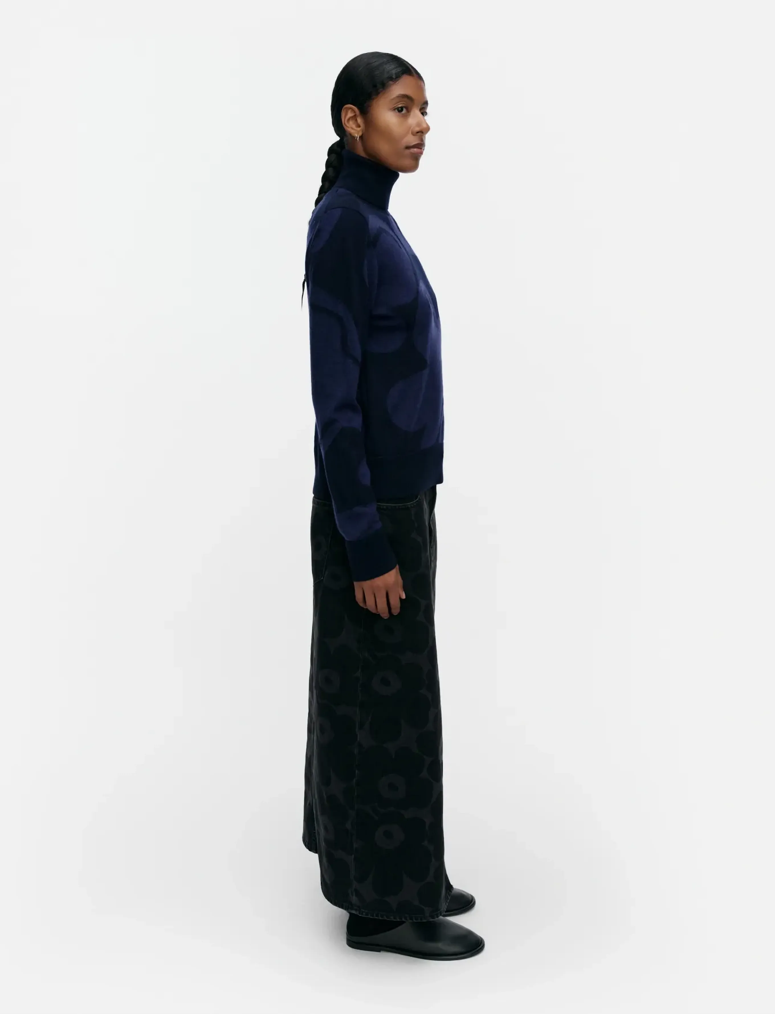 Marimekko - RWS SOPIMUS KUKASTA KUKKAAN - striktrøjer - dark blue, dark blue - 3
