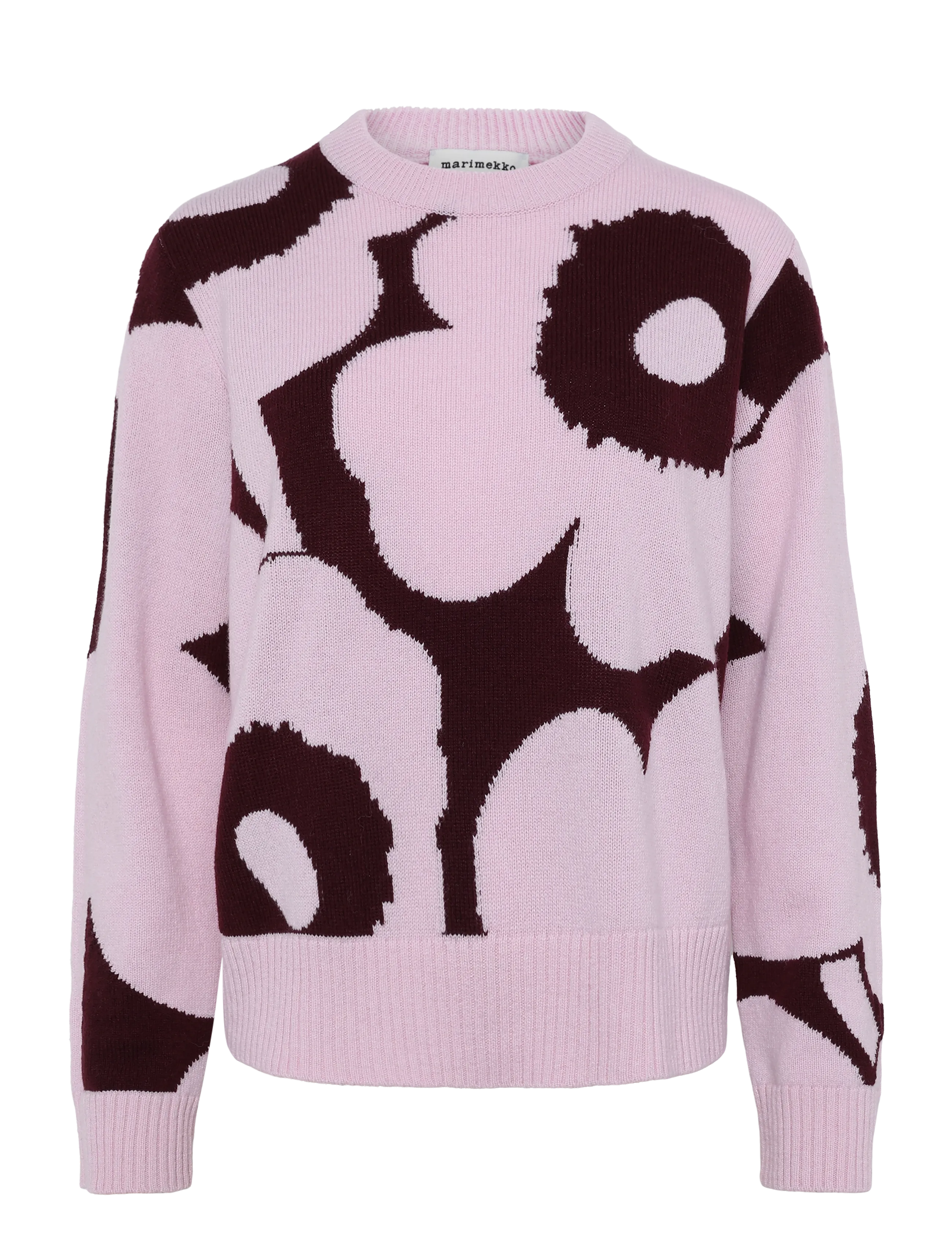 Marimekko AATTO UNIKKO - Striktrøjer - LIGHT PINK, WINE RED / pink/rose