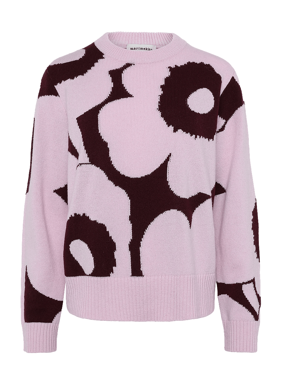 Marimekko - AATTO UNIKKO - striktrøjer - light pink, wine red - 1