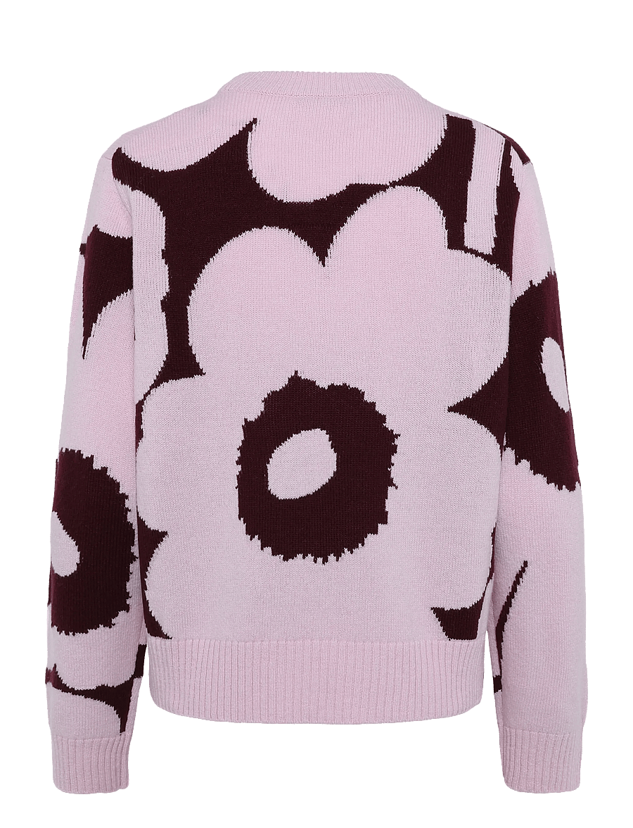 Marimekko - AATTO UNIKKO - striktrøjer - light pink, wine red - 2