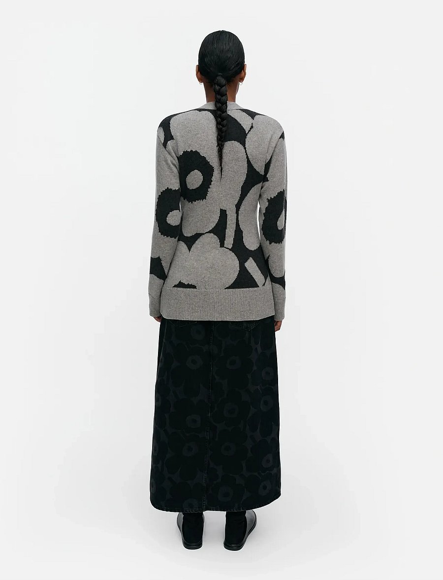 Marimekko - KUMMA UNIKKO - cardigans - light grey, dark grey - 4