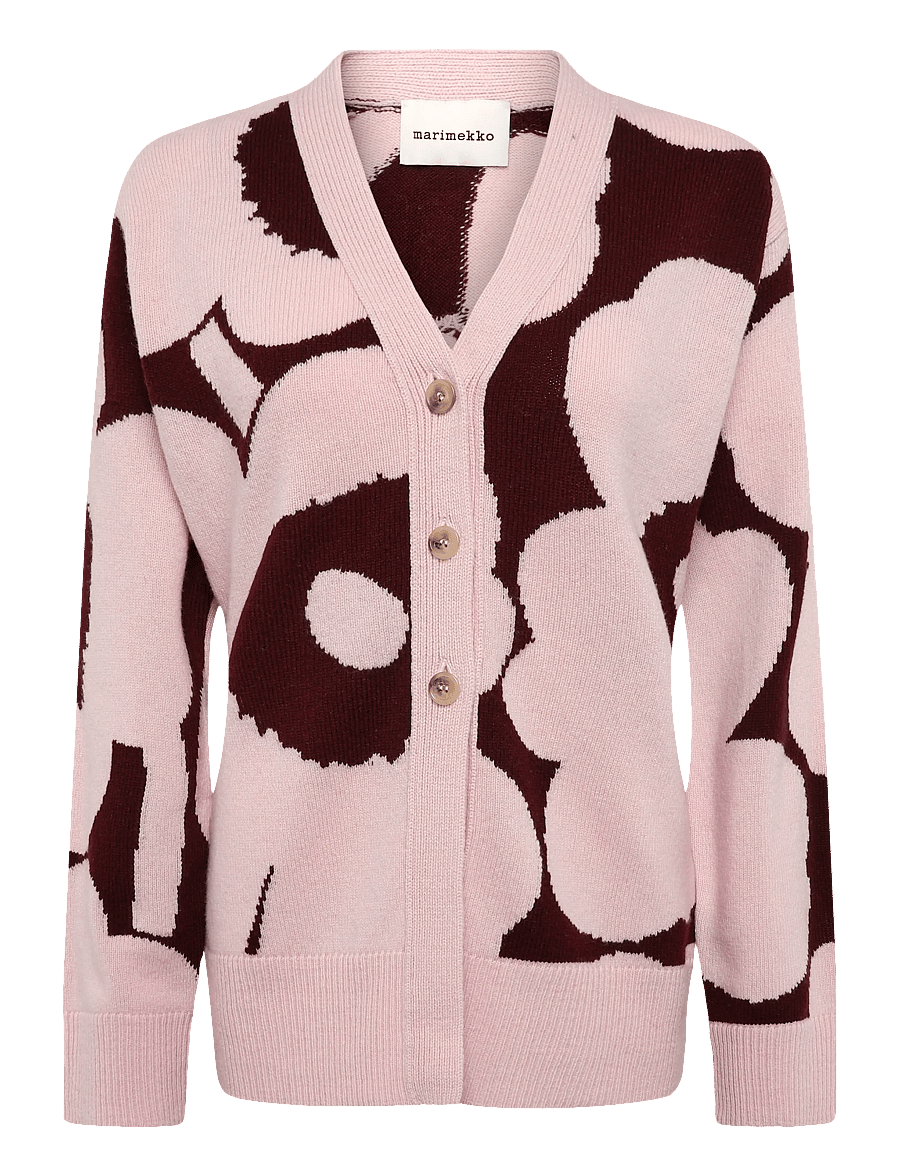 Marimekko - KUMMA UNIKKO - koftor - light pink, wine red - 1