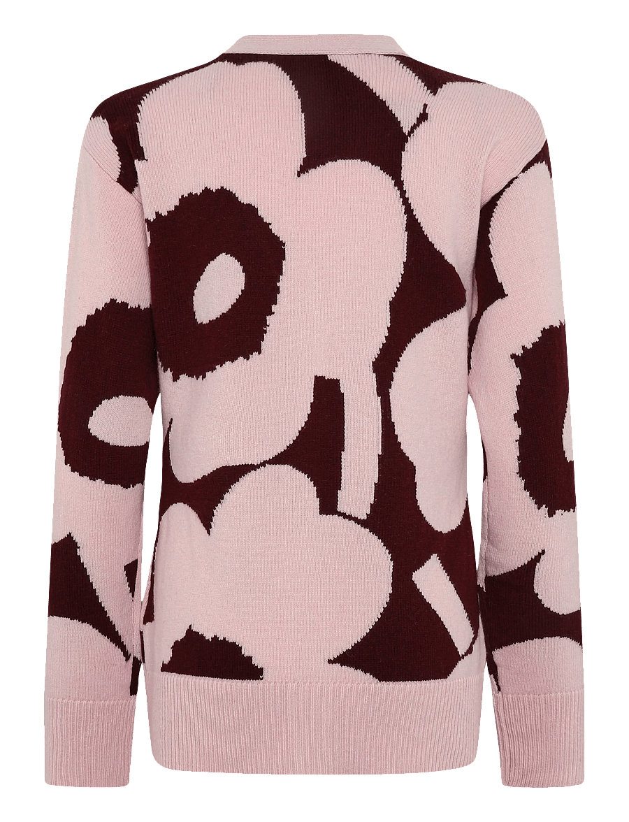 Marimekko - KUMMA UNIKKO - koftor - light pink, wine red - 2