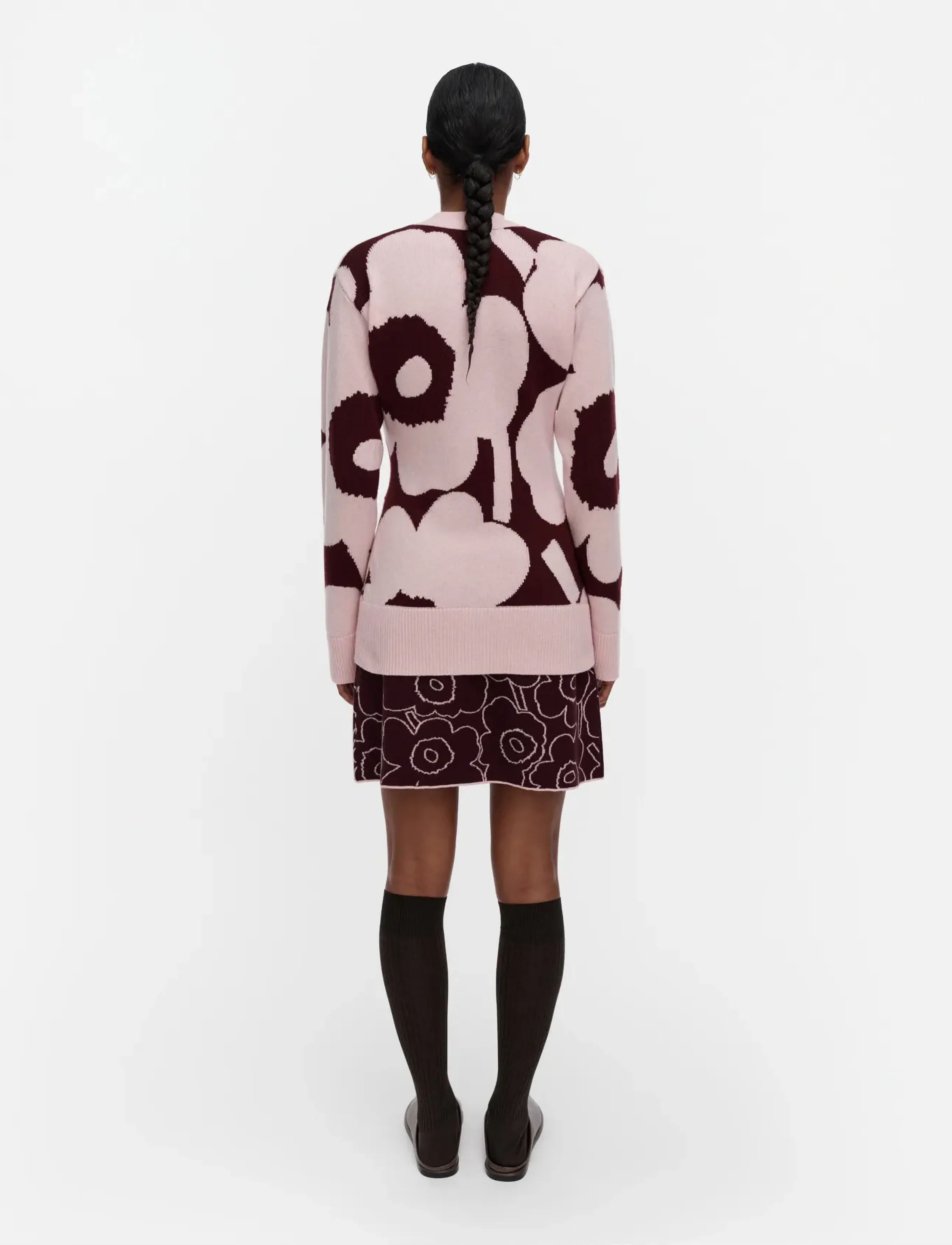 Marimekko - KUMMA UNIKKO - koftor - light pink, wine red - 4