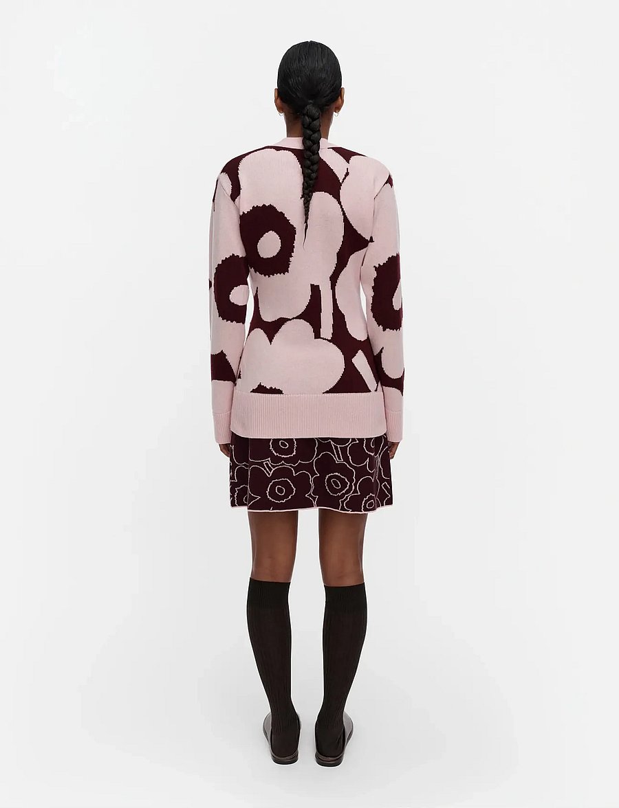 Marimekko - KUMMA UNIKKO - koftor - light pink, wine red - 4