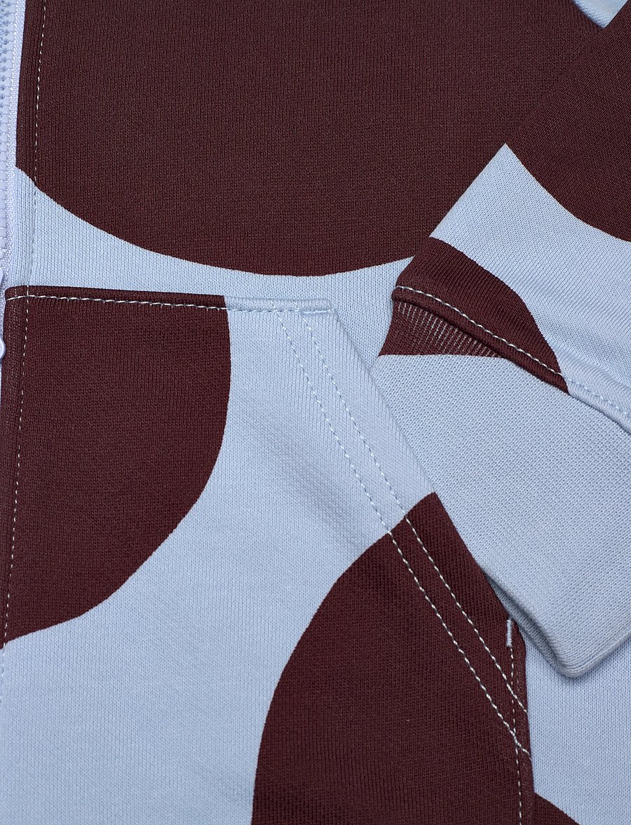 Marimekko - LOGOT KLAAVA II - kapuutsiga pusad - light blue, brown - 3