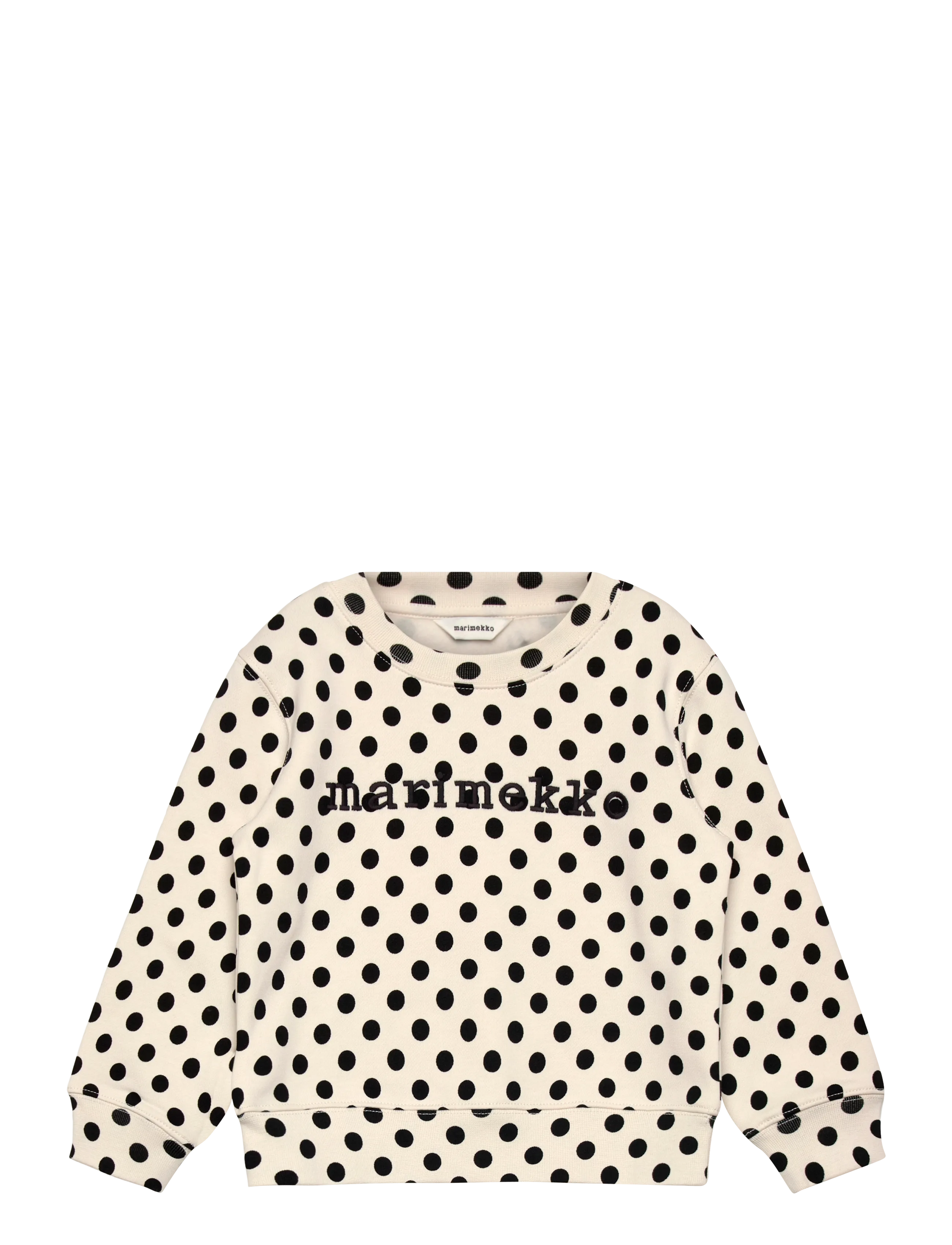 Marimekko KOMPOSITIO PALLO LOGO II - Dressipluusid ja kapuutsiga pusad - OFF WHITE, BLACK / cream