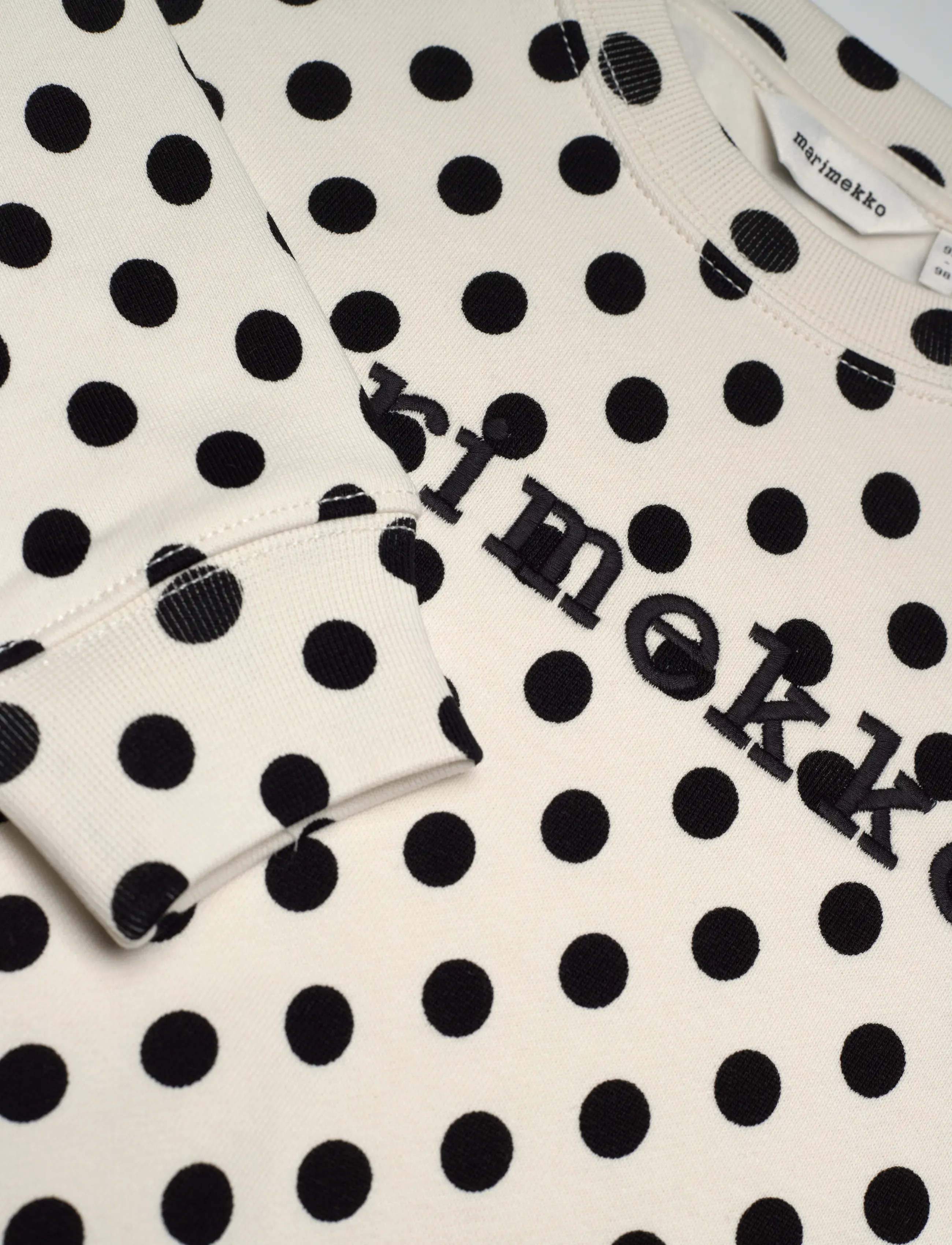 Marimekko - KOMPOSITIO PALLO LOGO II - dressipluusid - off white, black - 2