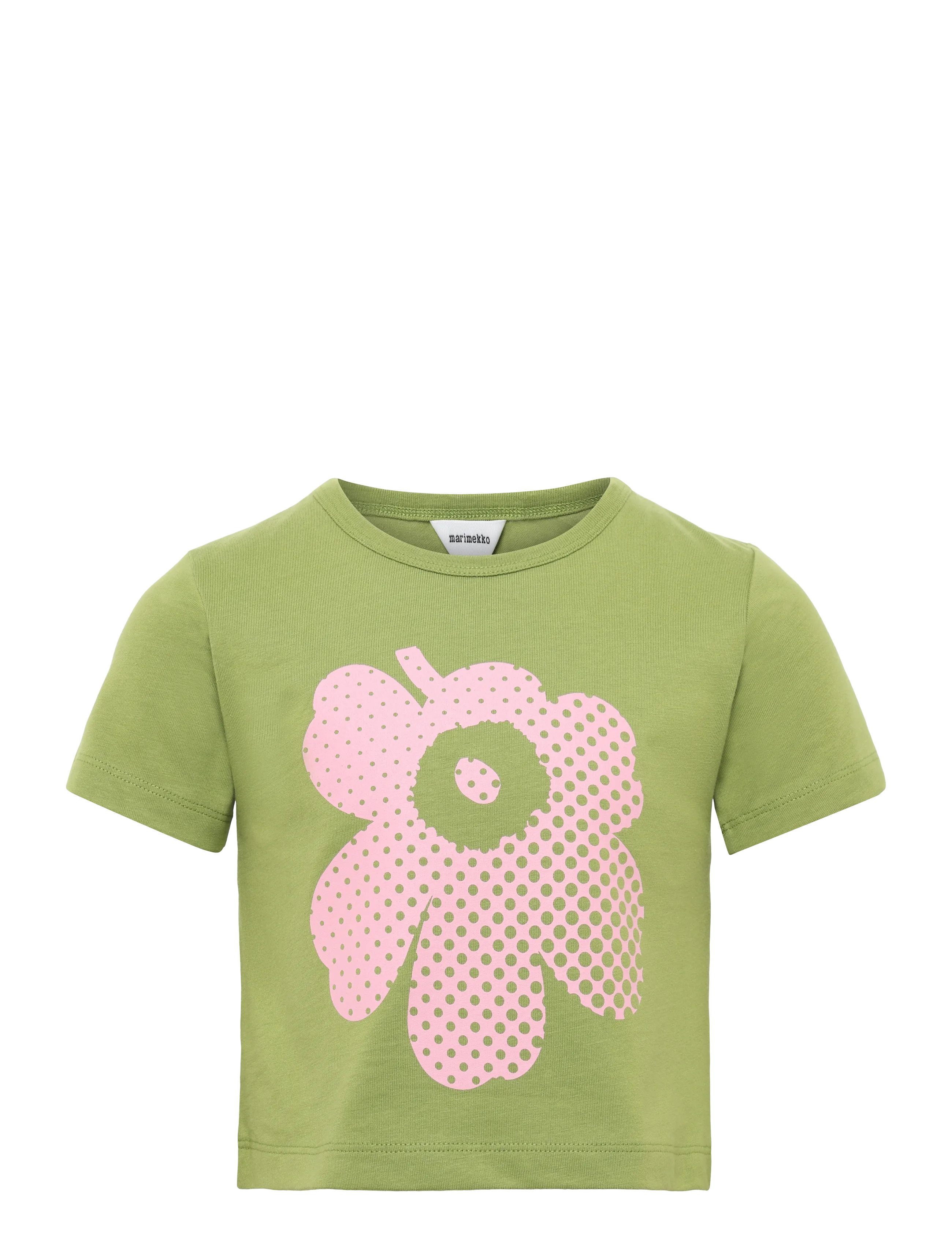 Marimekko TONNI UNIKKO LOGO I - T-shirts - GREEN, LIGHT PINK / green