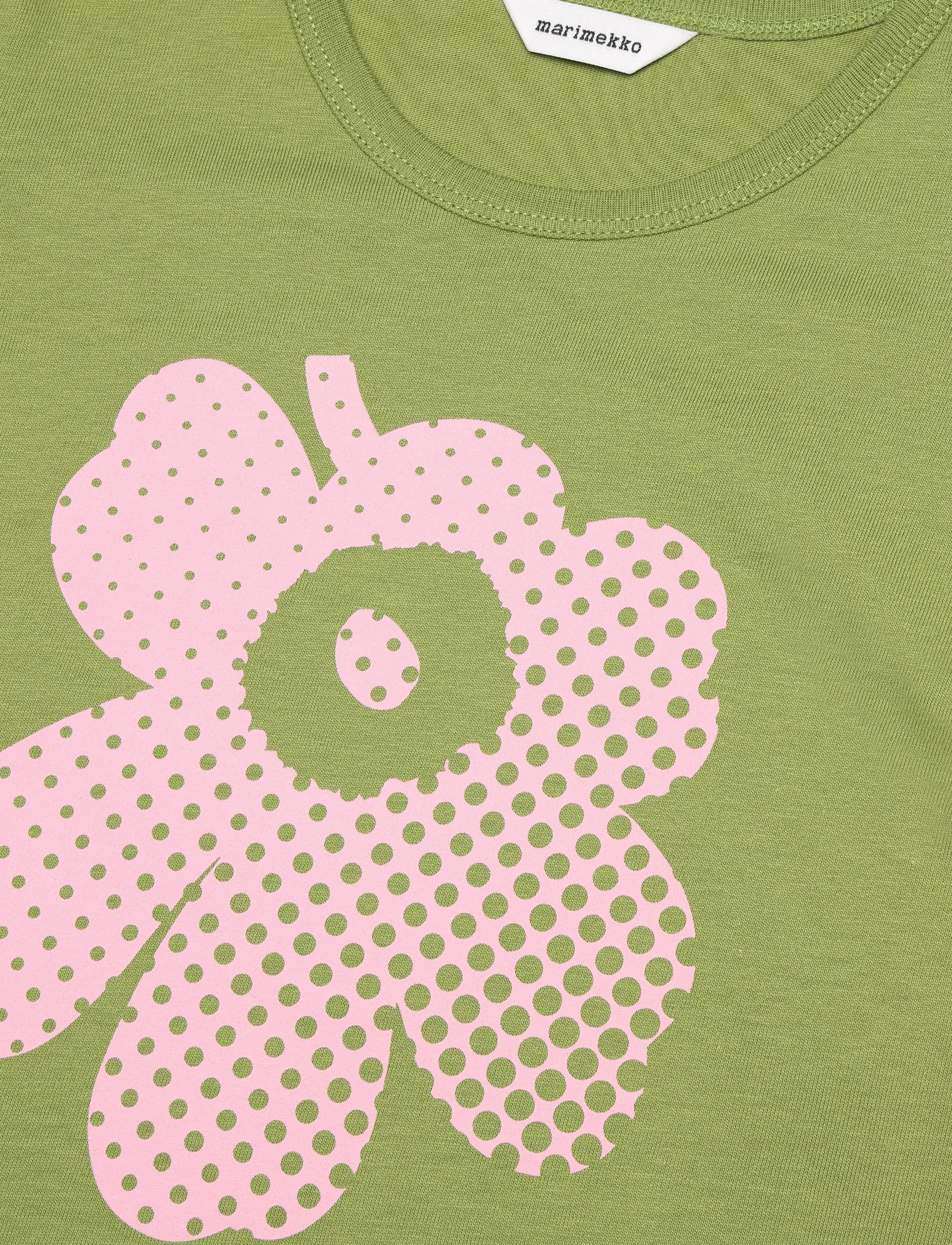 Marimekko - TONNI UNIKKO LOGO I - green, light pink - 2