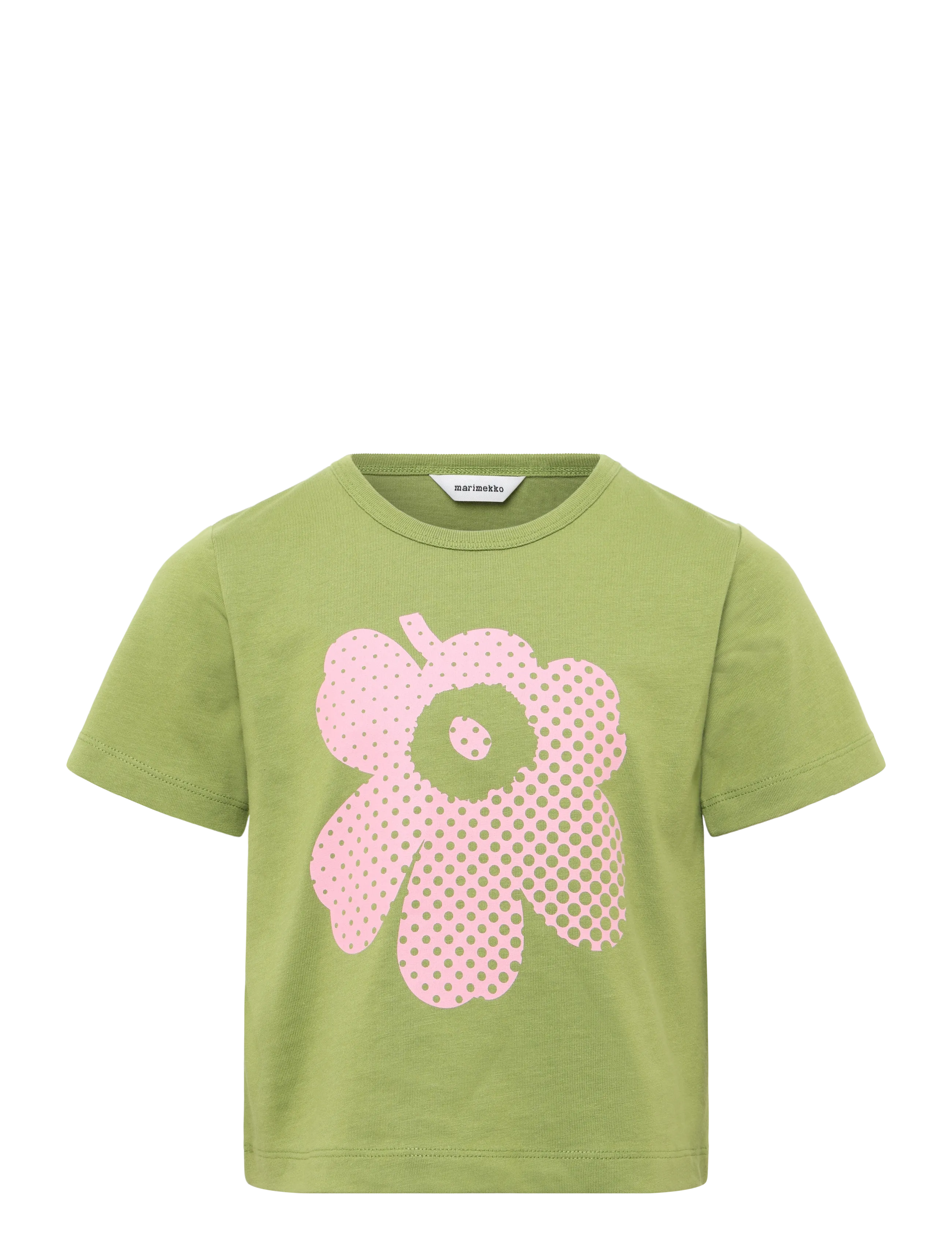 Marimekko TONNI UNIKKO LOGO II - T-shirts - GREEN, LIGHT PINK / green