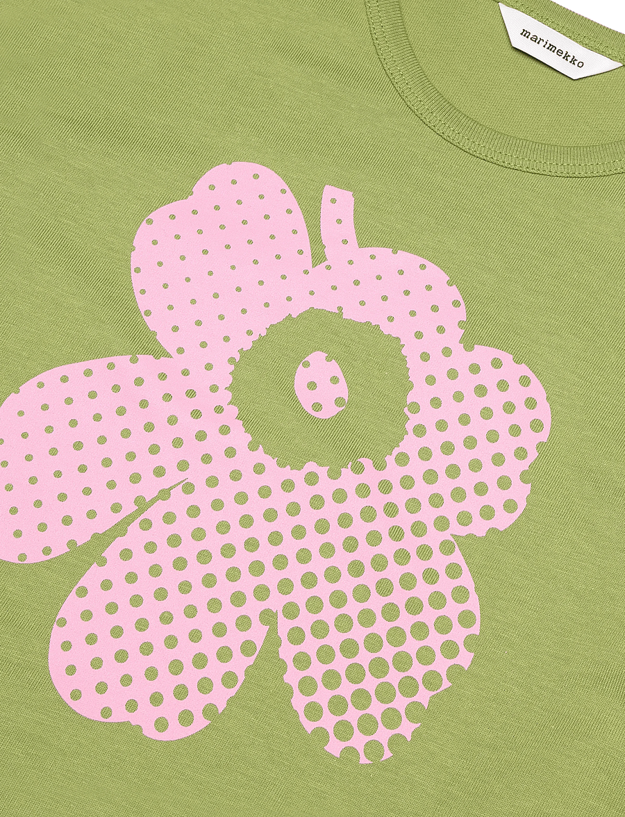 Marimekko - TONNI UNIKKO LOGO II - green, light pink - 2