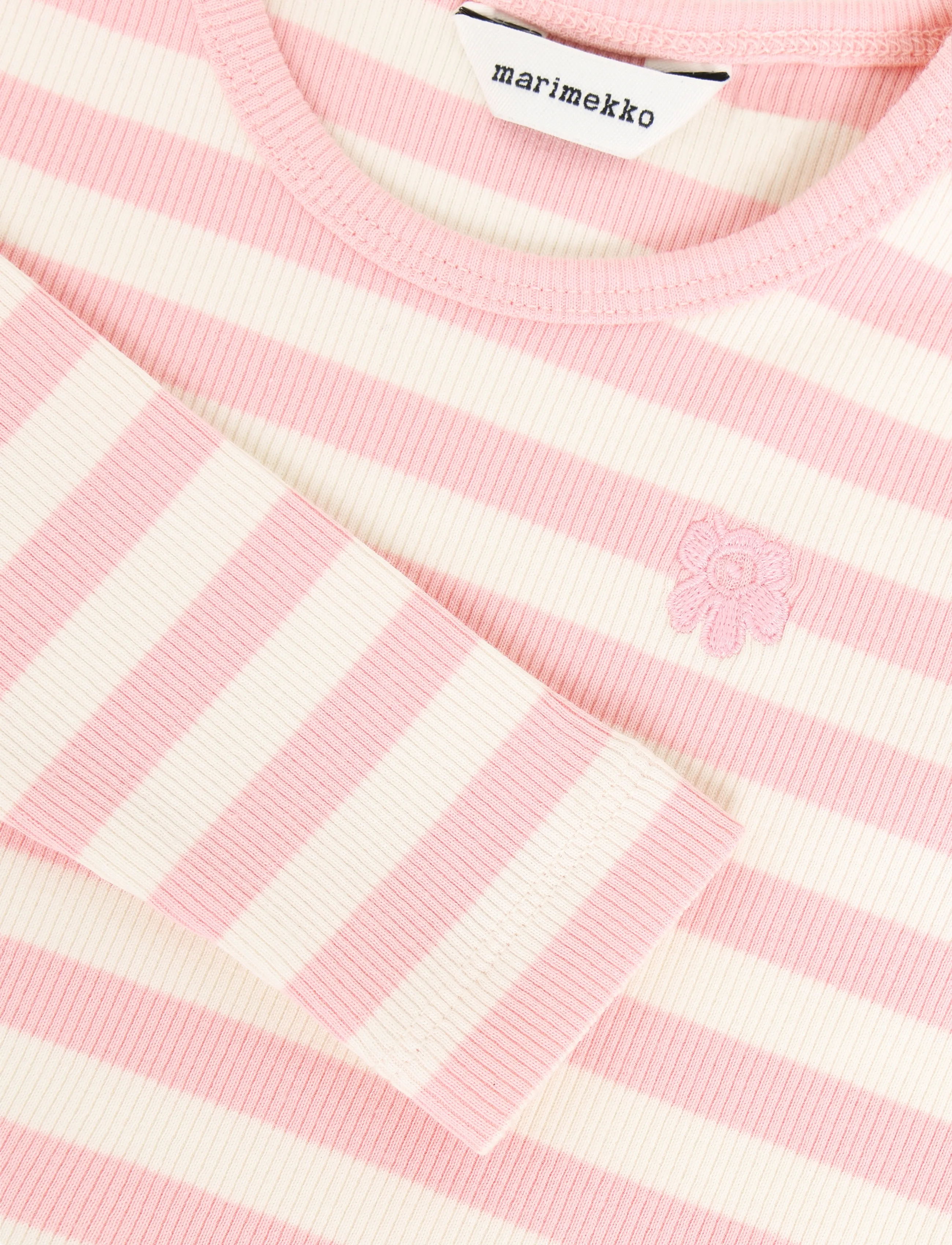 Marimekko - INNOSTAA TASARAITA UNIKKO I - light pink, off white - 2