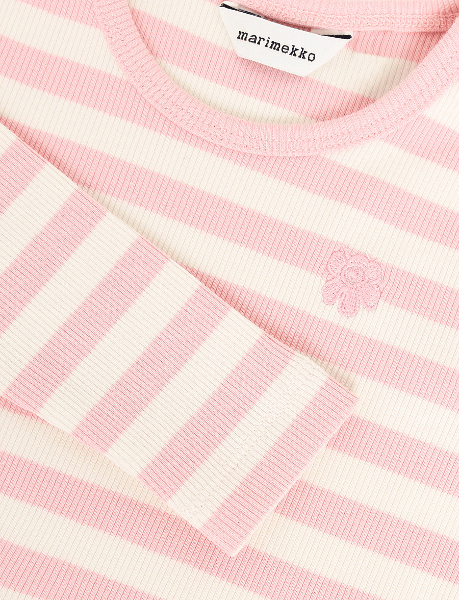 Marimekko - INNOSTAA TASARAITA UNIKKO I - light pink, off white - 2