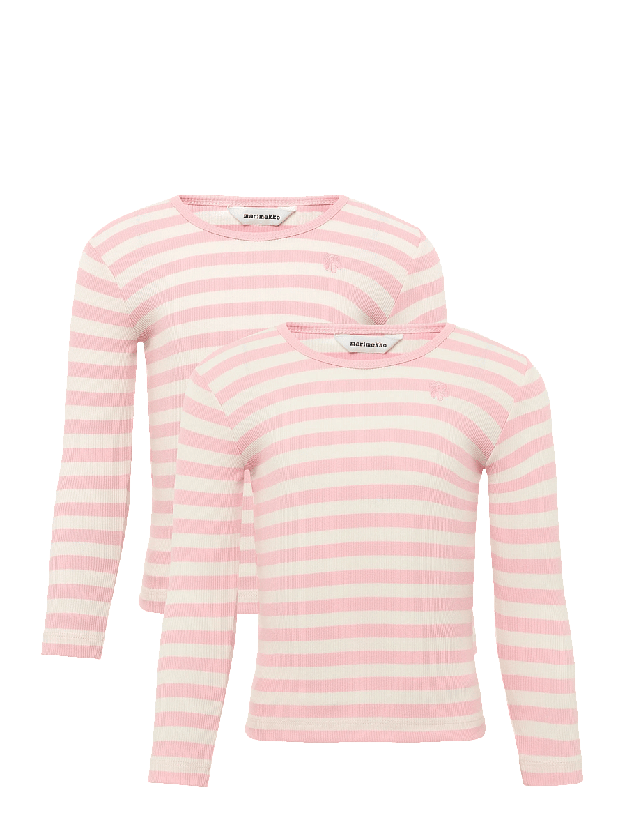Marimekko - INNOSTAA TASARAITA UNIKKO II - light pink, off white - 0