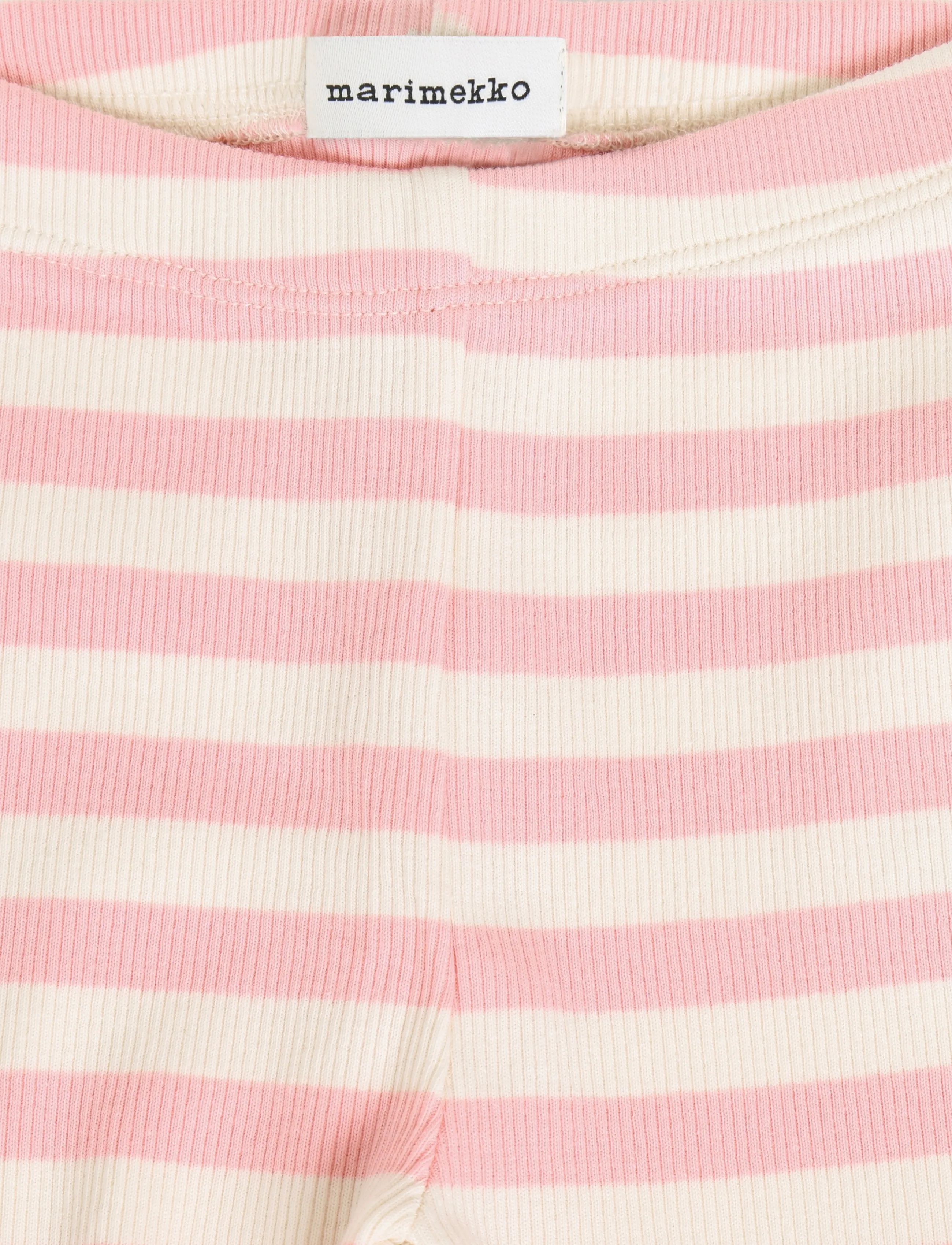 Marimekko - PYÖRIÄ TASARAITA UNIKKO I - light pink, off white - 2