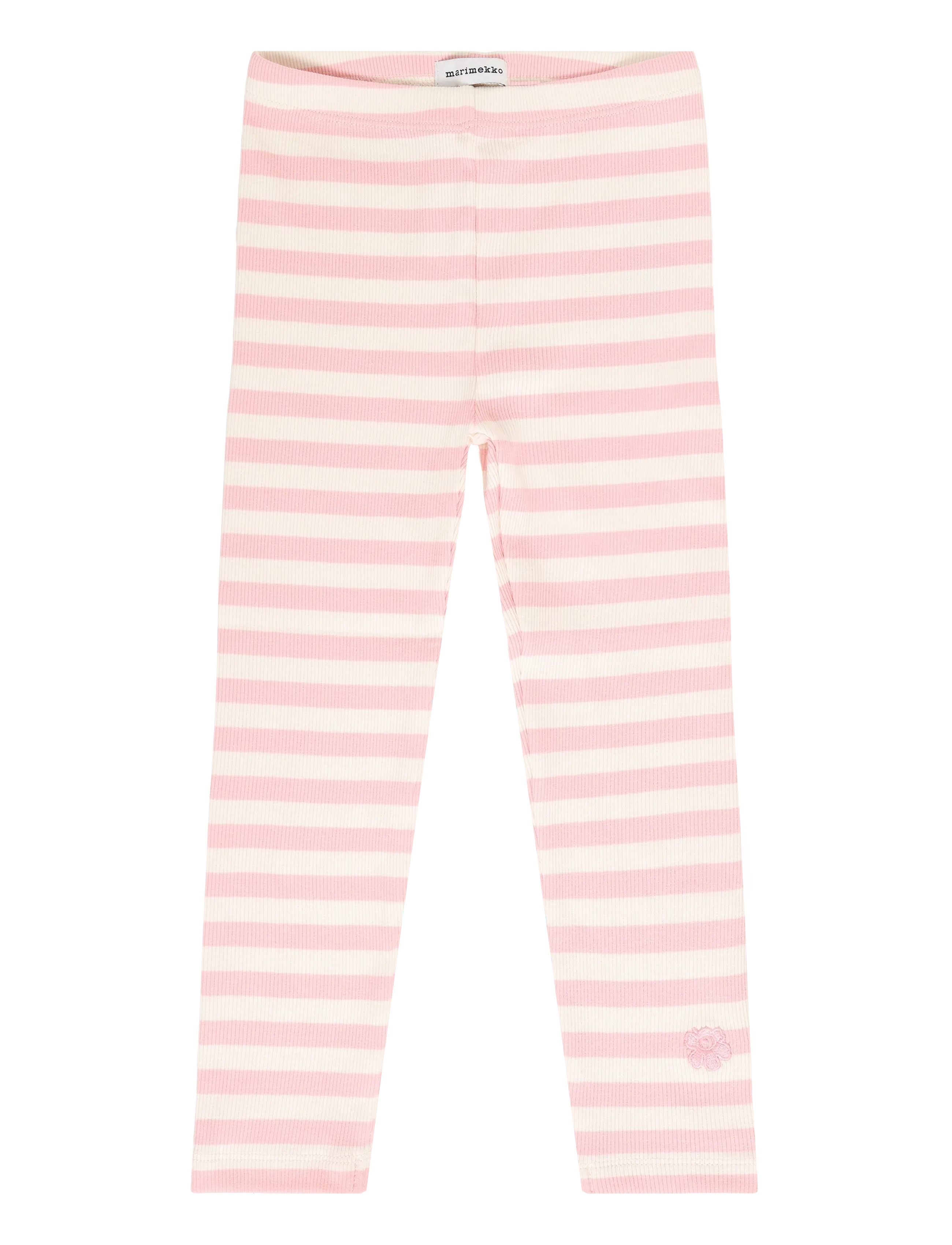 Marimekko Pyöriä Tasaraita Unikko Ii, 104-110, Unterteile, Rosa - Leggings, Kinder
