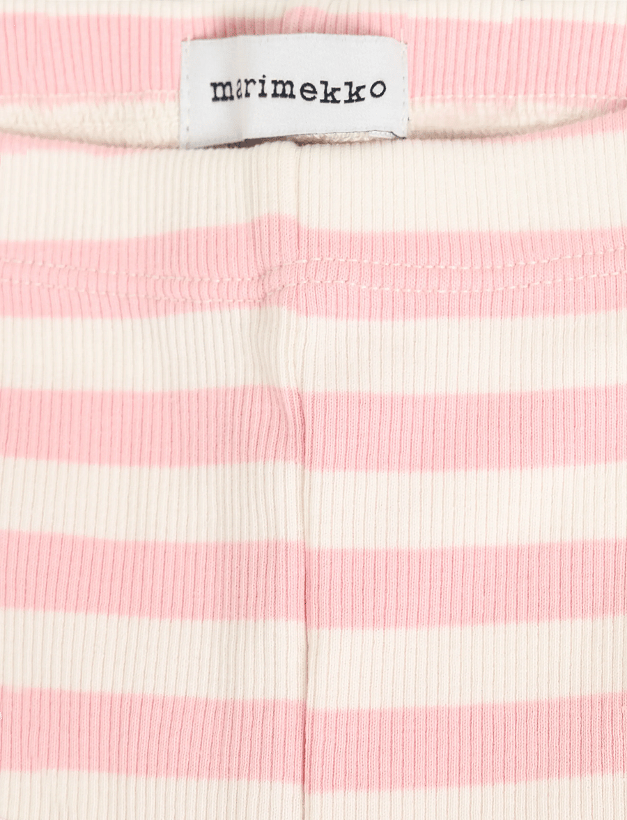 Marimekko - PYÖRIÄ TASARAITA UNIKKO II - light pink, off white - 2