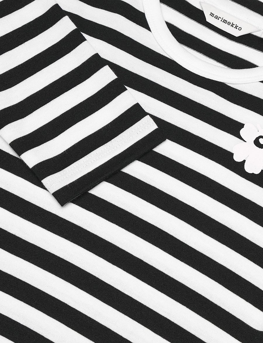 Marimekko - PAJA TASARAITA UNIKKO I - white, black - 2
