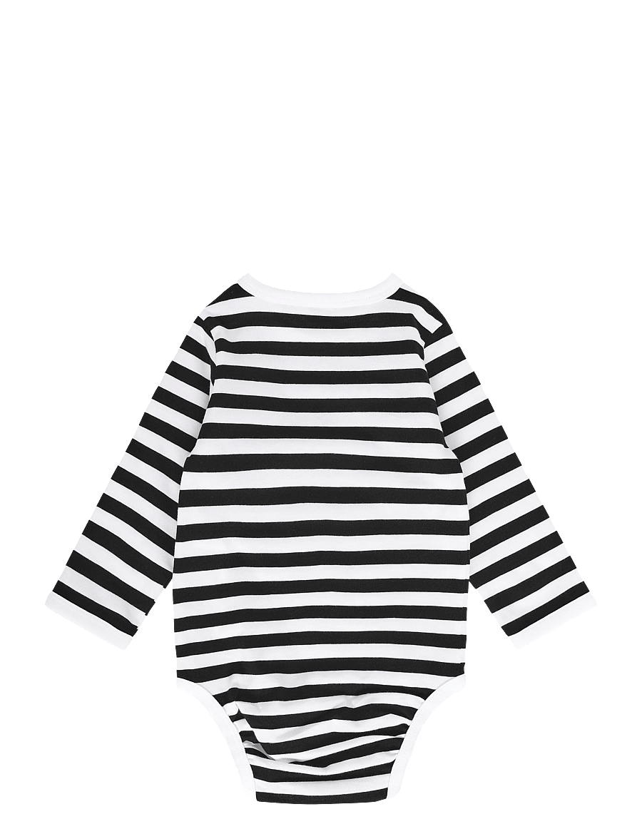Marimekko - VINDE TASARAITA UNIKKO - langärmelige bodys - white, black - 1