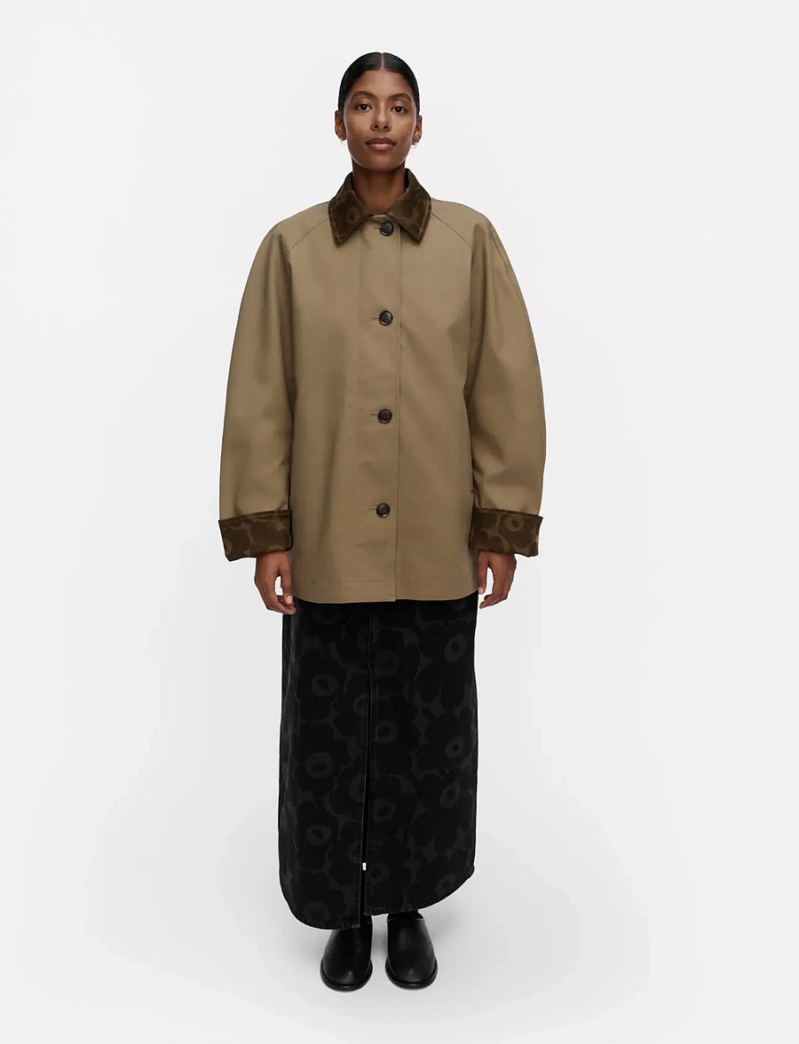 Marimekko - ESSEE SOLID - leichte mäntel - brown, brown - 0