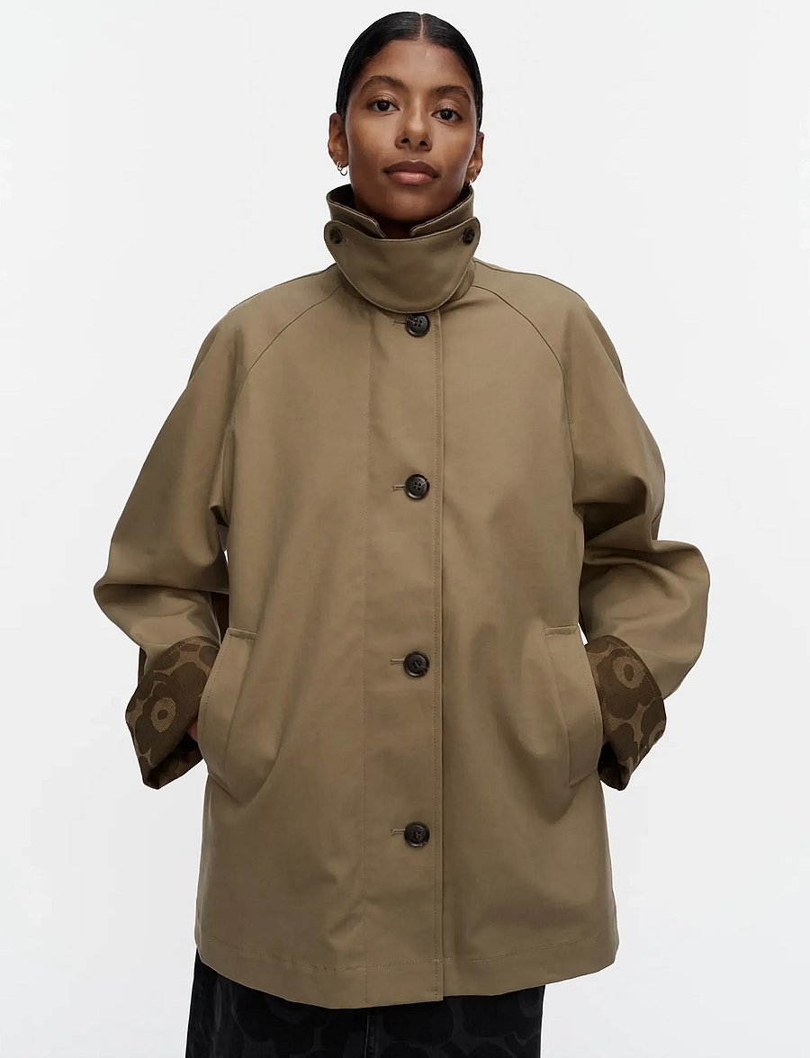 Marimekko - ESSEE SOLID - leichte mäntel - brown, brown - 3
