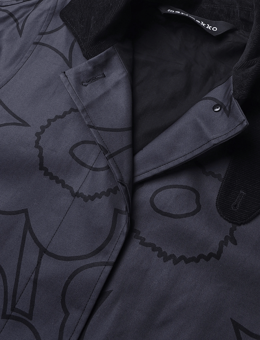 Marimekko - EEPOS PIIRTO UNIKKO - light coats - black, dark blue - 5