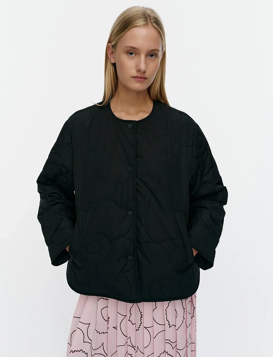 Marimekko - KAPSELI PIIRTO UNIKKO - quiltede jakker - black. black - 3