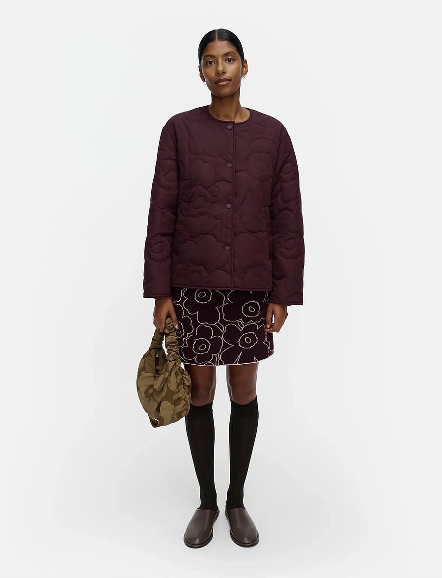 Marimekko - KAPSELI PIIRTO UNIKKO - quiltede jakker - wine red, wine red - 0