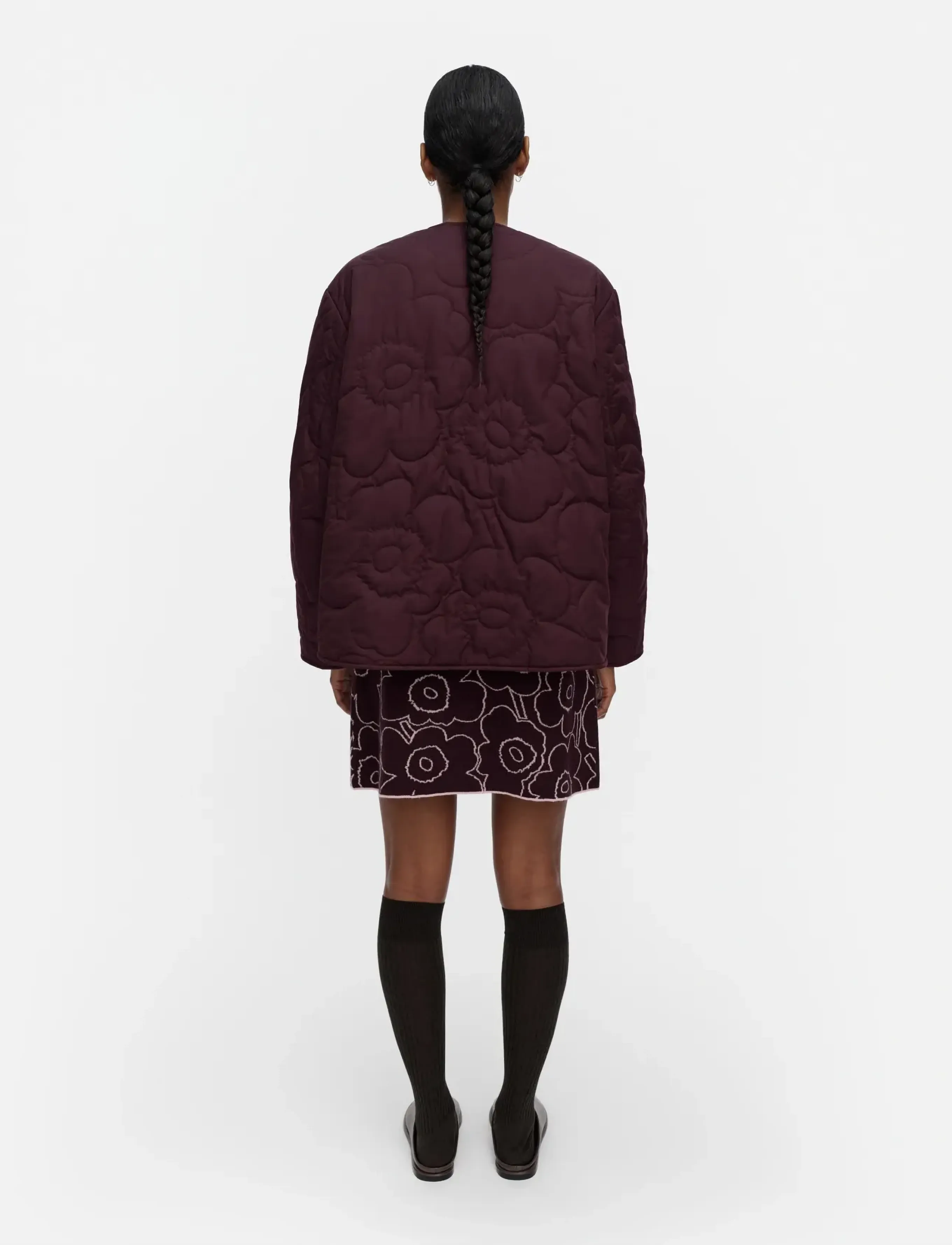 Marimekko - KAPSELI PIIRTO UNIKKO - quiltede jakker - wine red, wine red - 4
