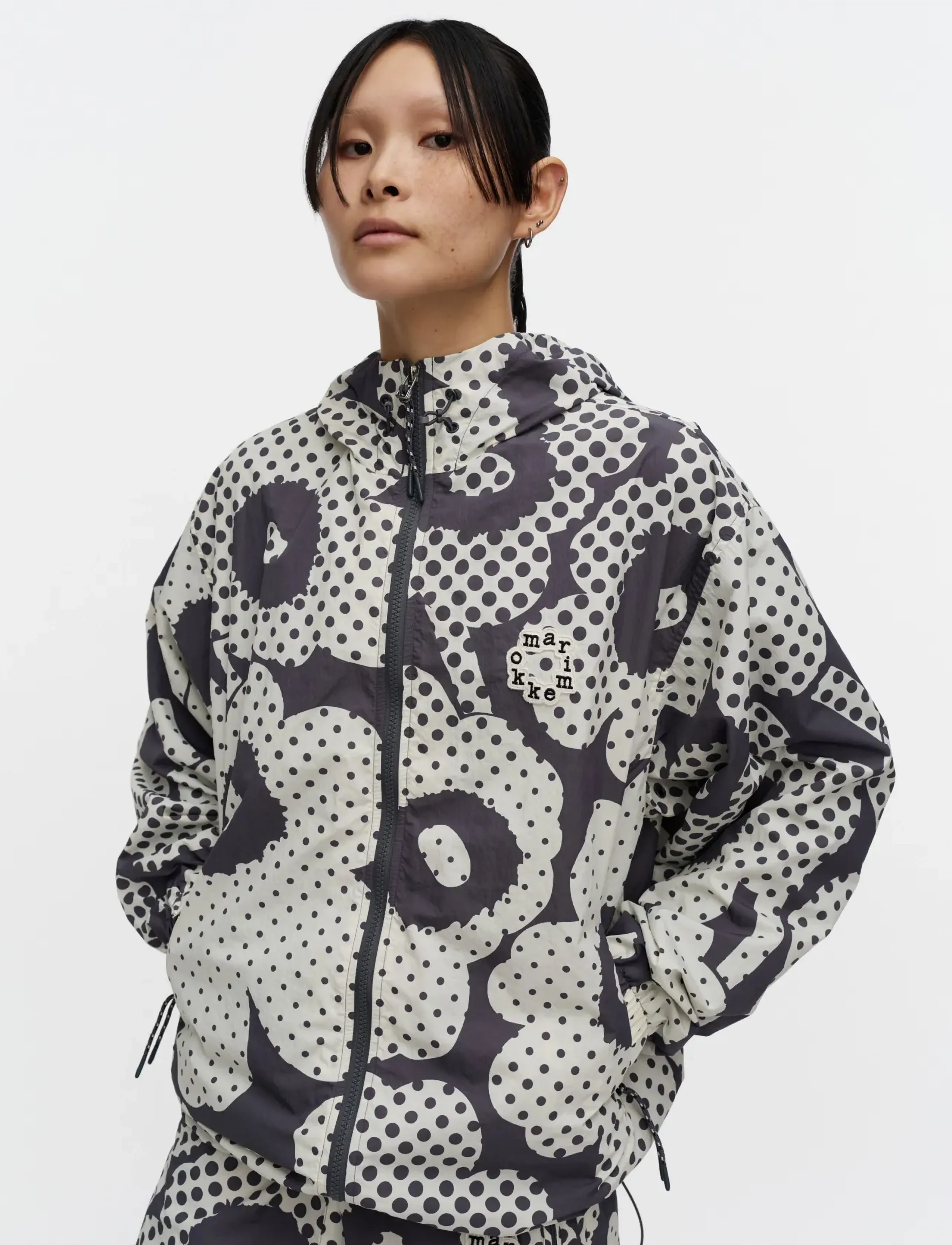 Marimekko - SATTUMA UNIKKO - dark grey, off white - 3
