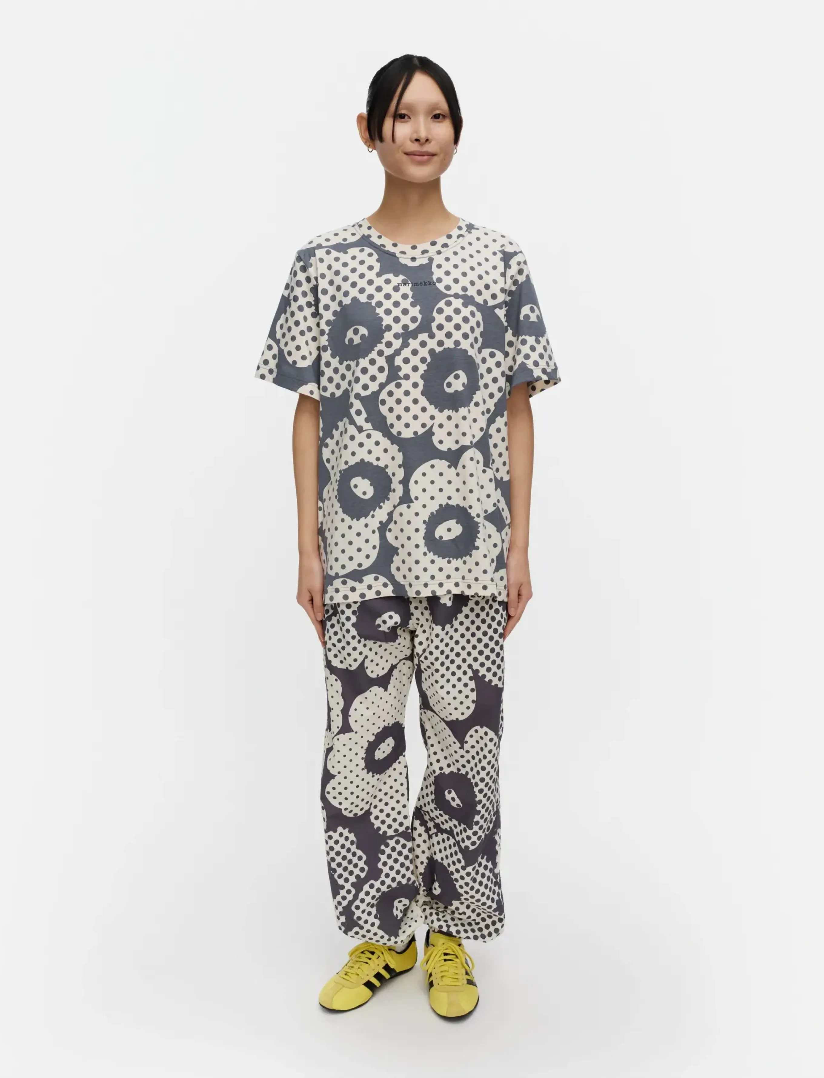 Marimekko Olos Unikko, XXL, Unterteile, Grau - Sweatpants, Frauen