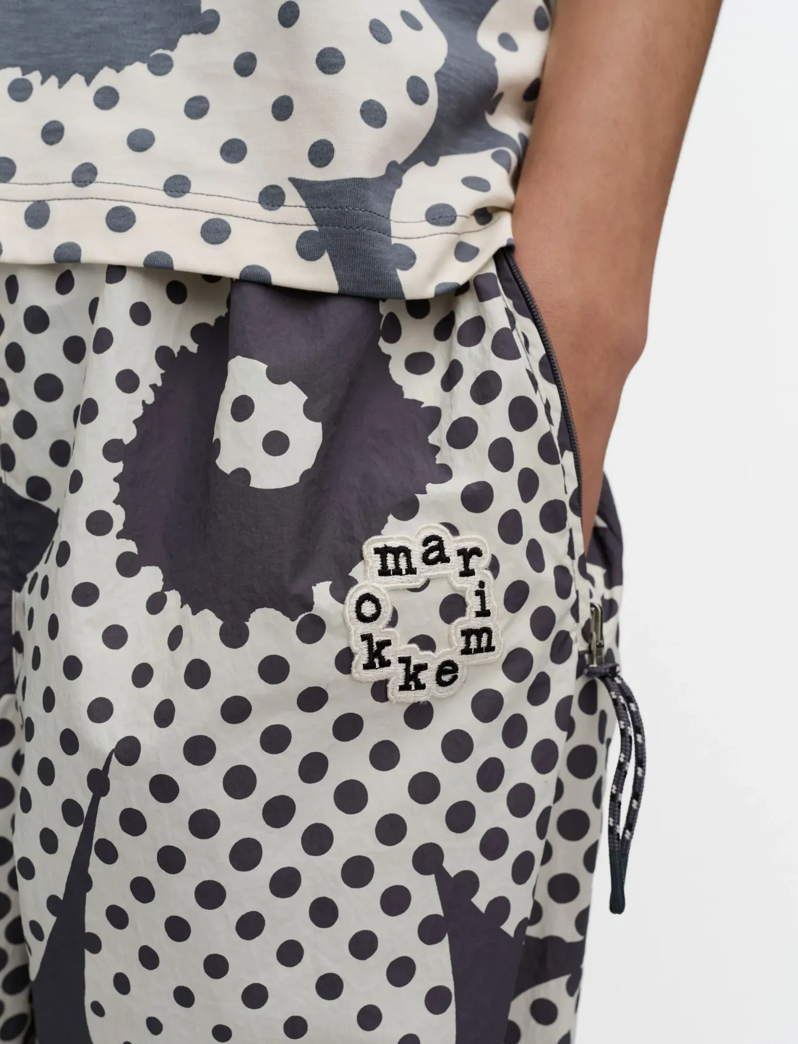 Marimekko - OLOS UNIKKO - dark grey, off white - 3