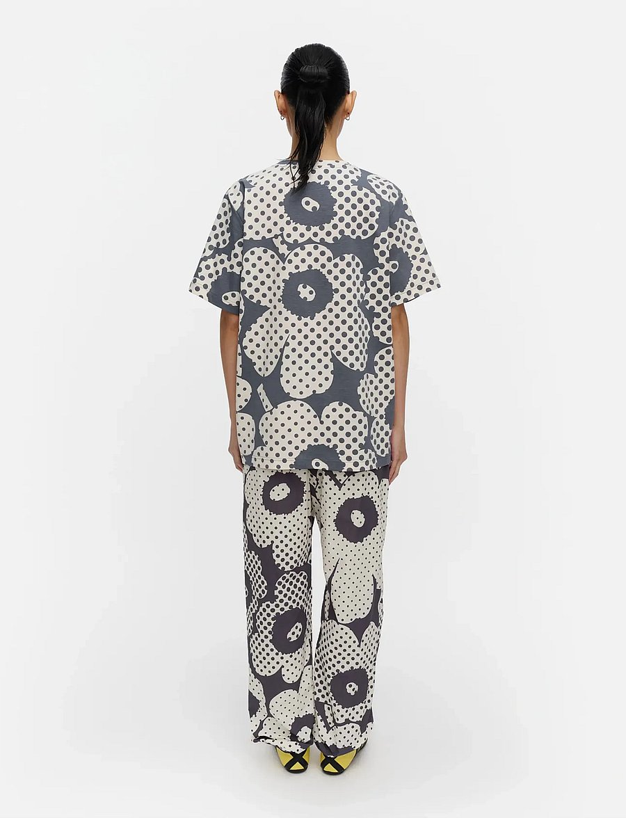 Marimekko - OLOS UNIKKO - mados tendencijos - dark grey, off white - 4