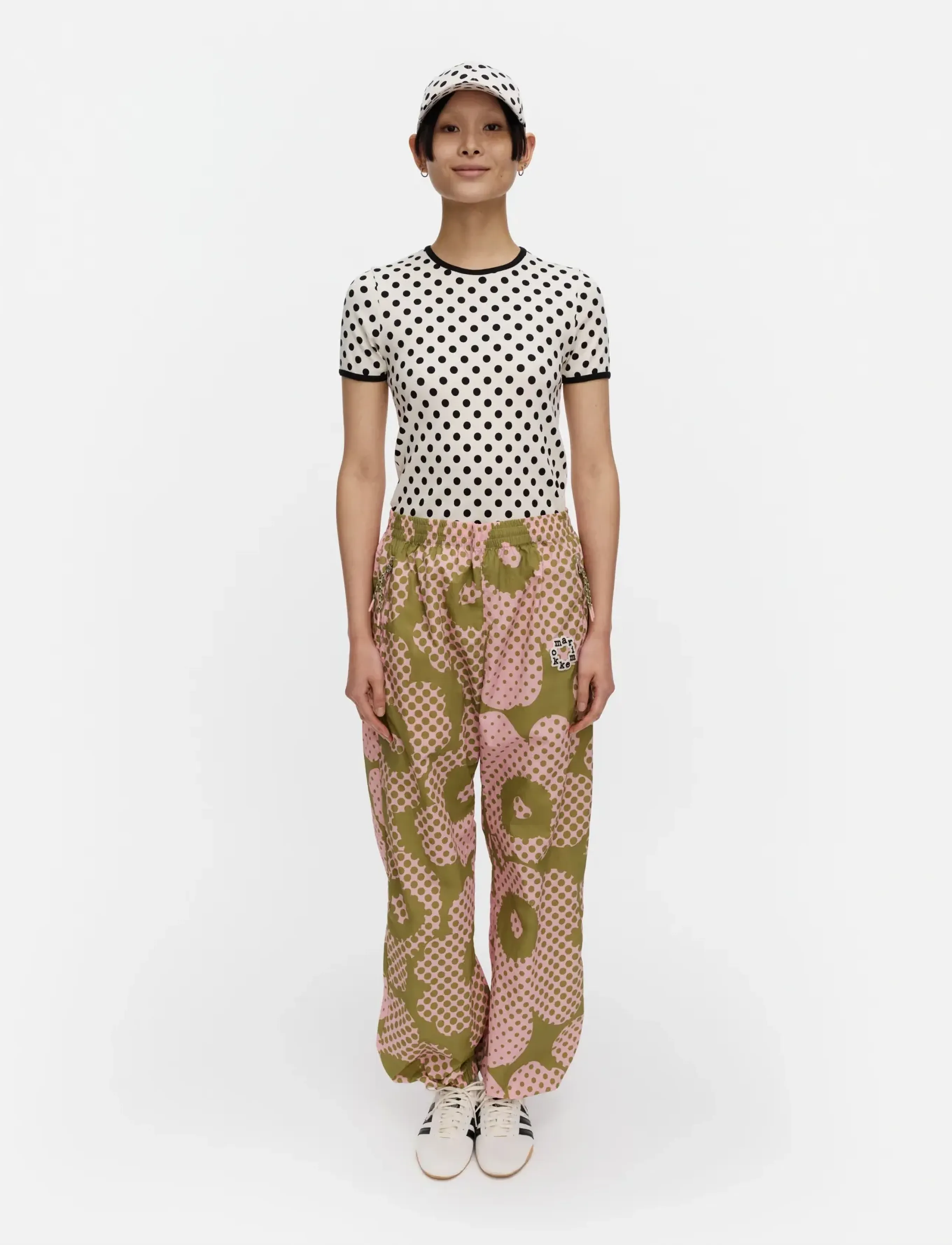 Marimekko Olos Unikko, M, Unterteile, Rosa - Sweatpants, Frauen
