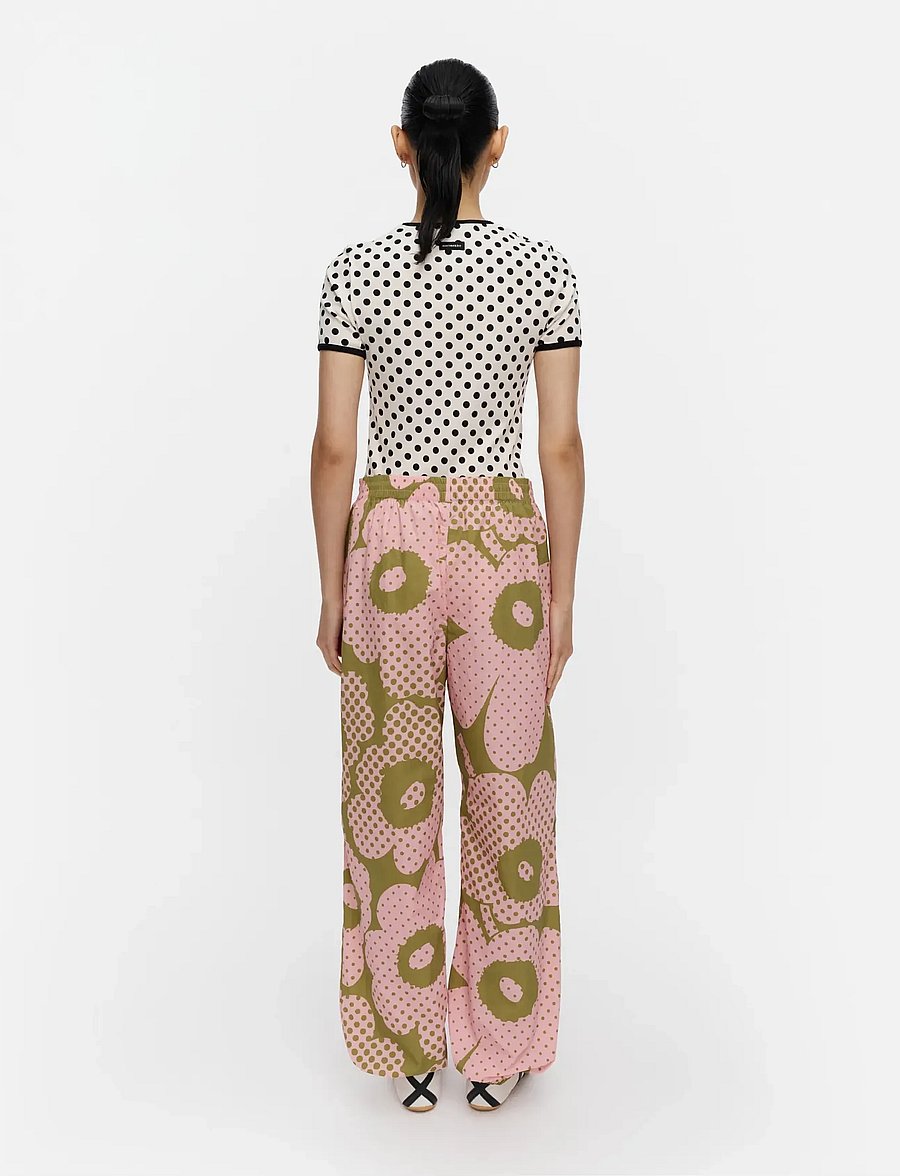 Marimekko - OLOS UNIKKO - modetrends - green, light pink - 4