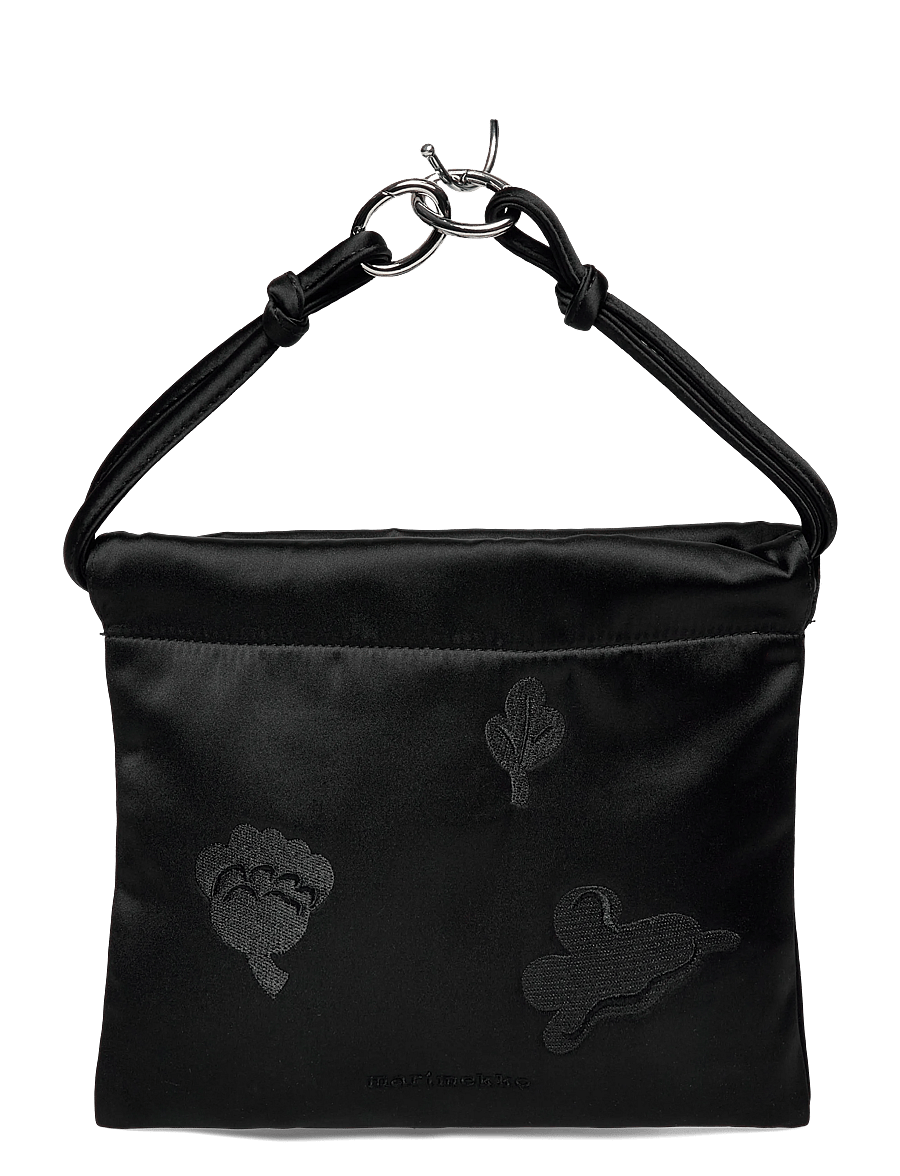 Marimekko - CIRRA SATIN KUKASTA KUKKAAN - schultertaschen - black, black - 1