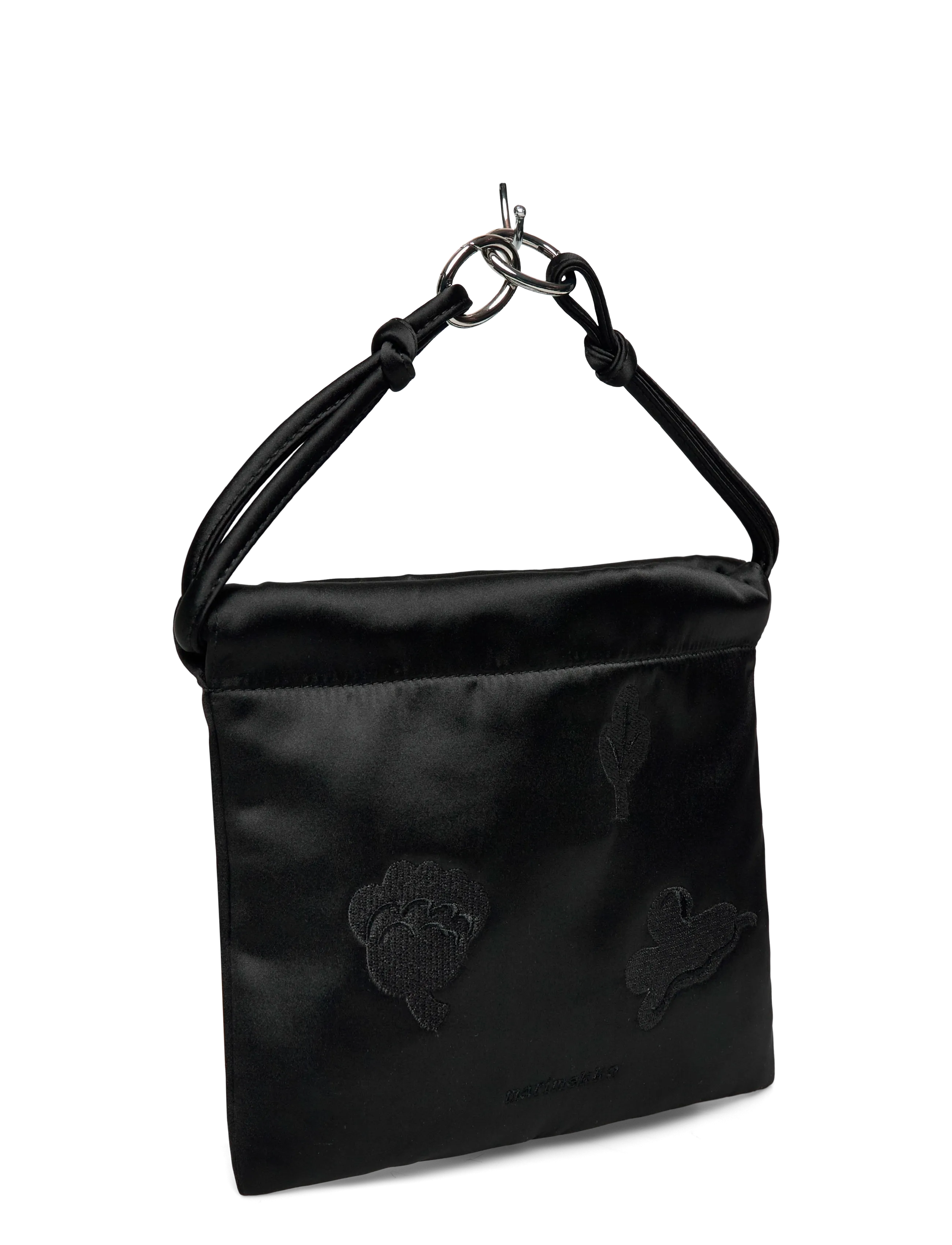 Marimekko - CIRRA SATIN KUKASTA KUKKAAN - black, black - 3