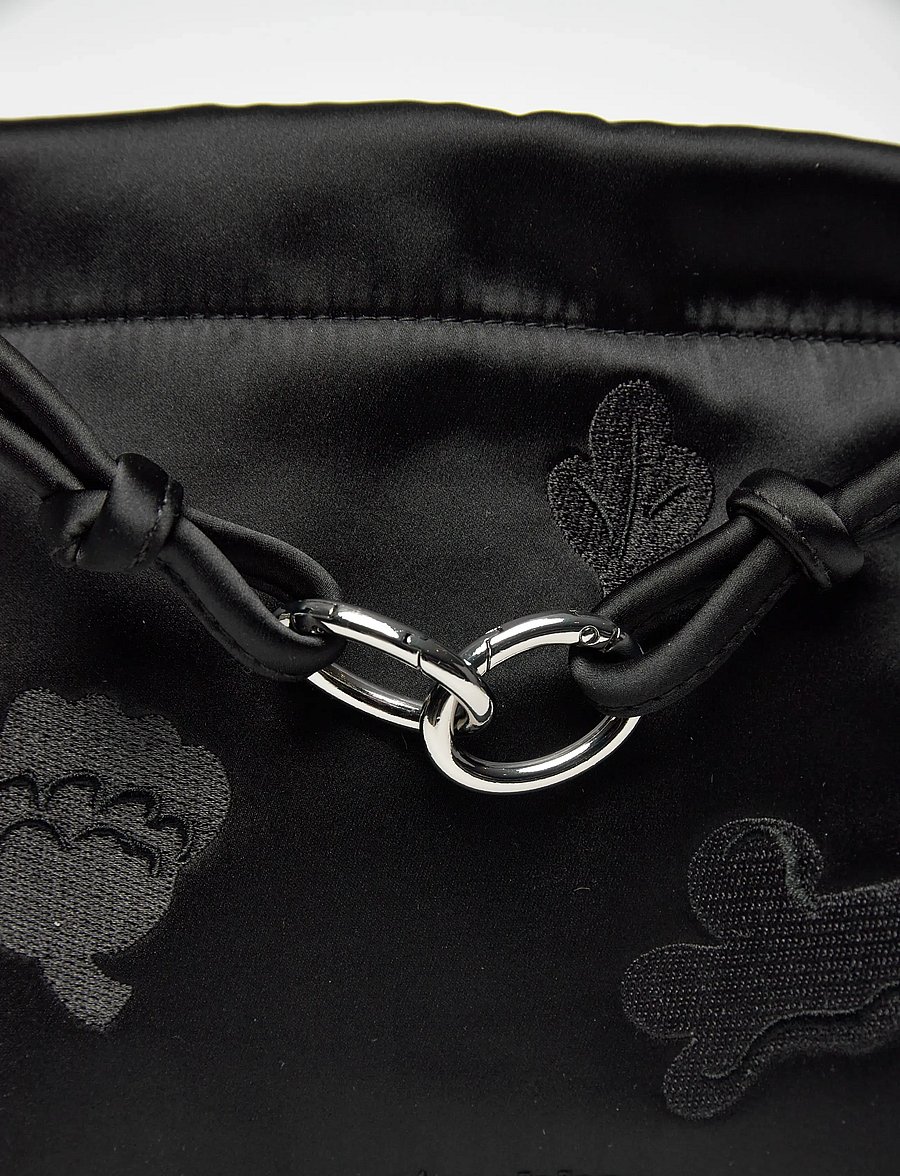 Marimekko - CIRRA SATIN KUKASTA KUKKAAN - schultertaschen - black, black - 5